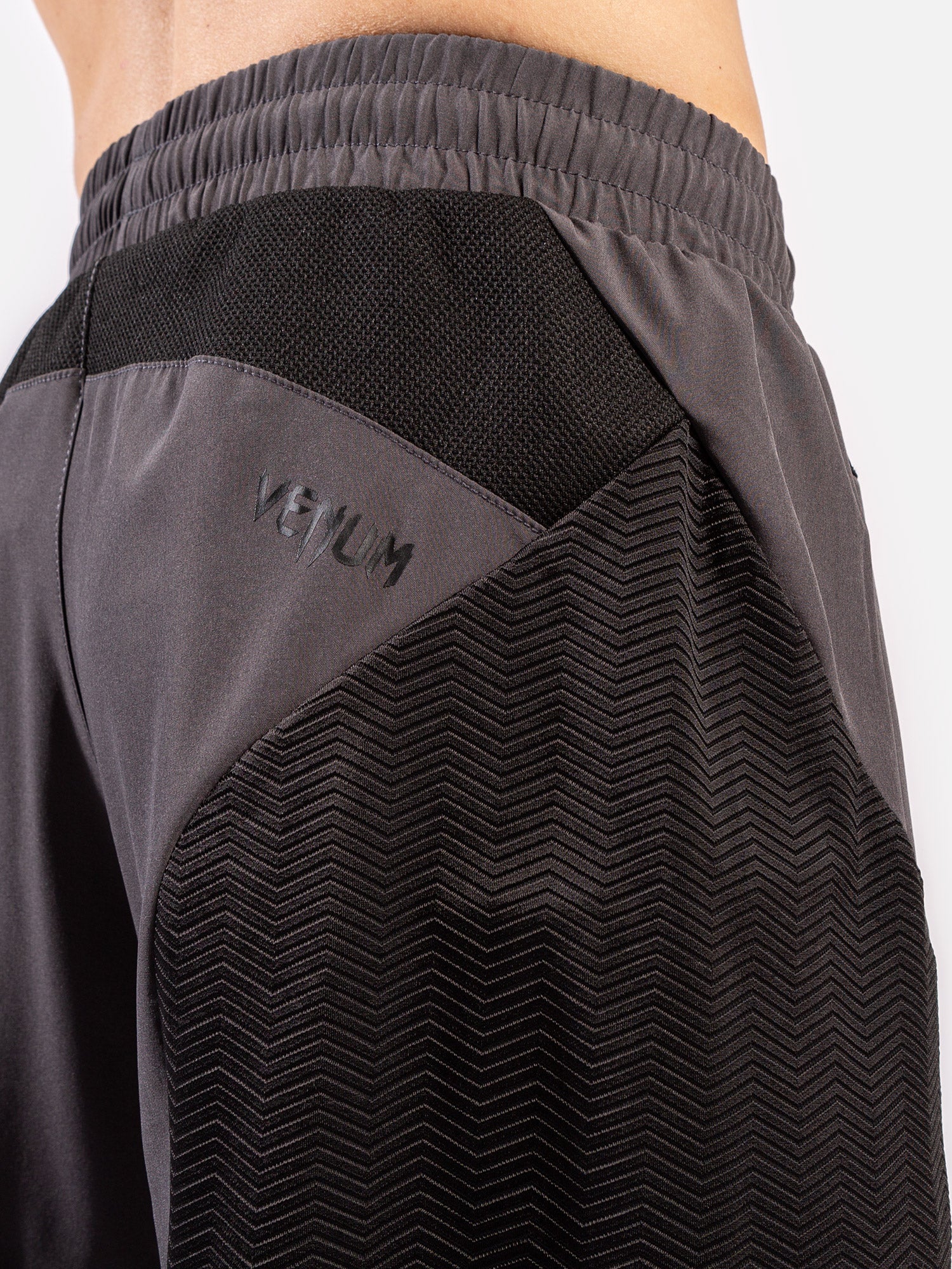 Venum G-Fit Training Shorts - Grey/Black - Image 8