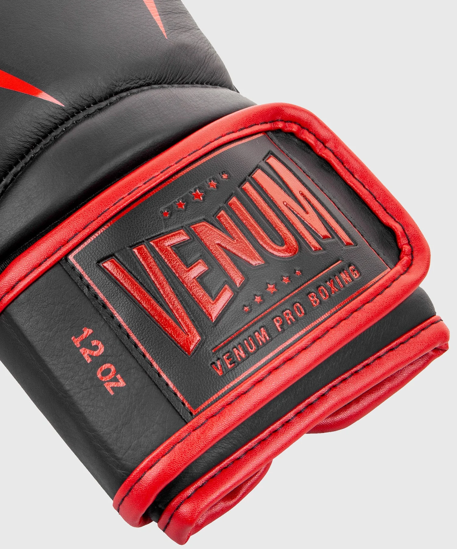 Venum Giant 2.0 Pro Boxing Gloves Velcro - Black/Red - Image 4