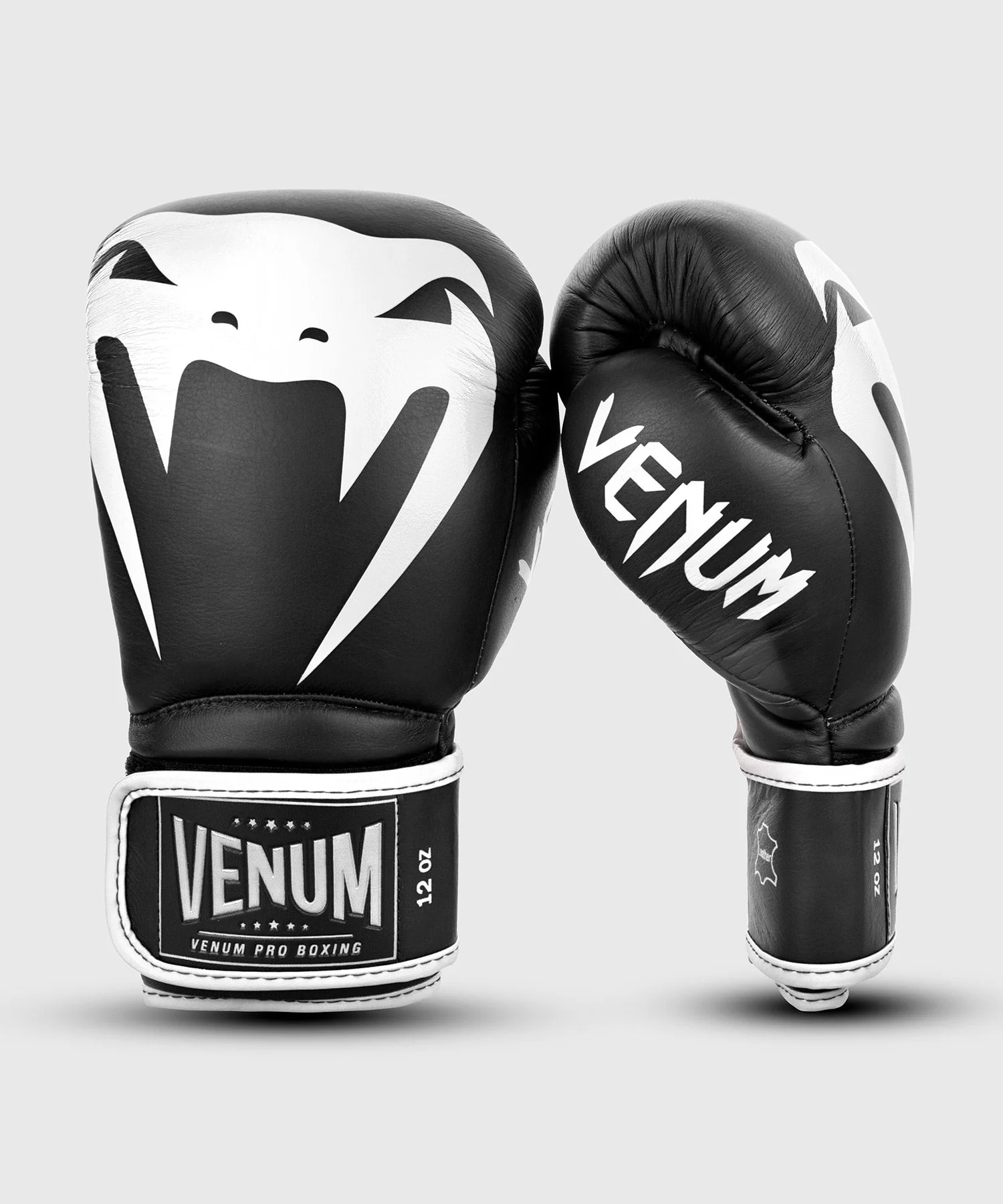 Venum Giant 2.0 Pro Boxing Gloves Velcro - Black/White - Image 2