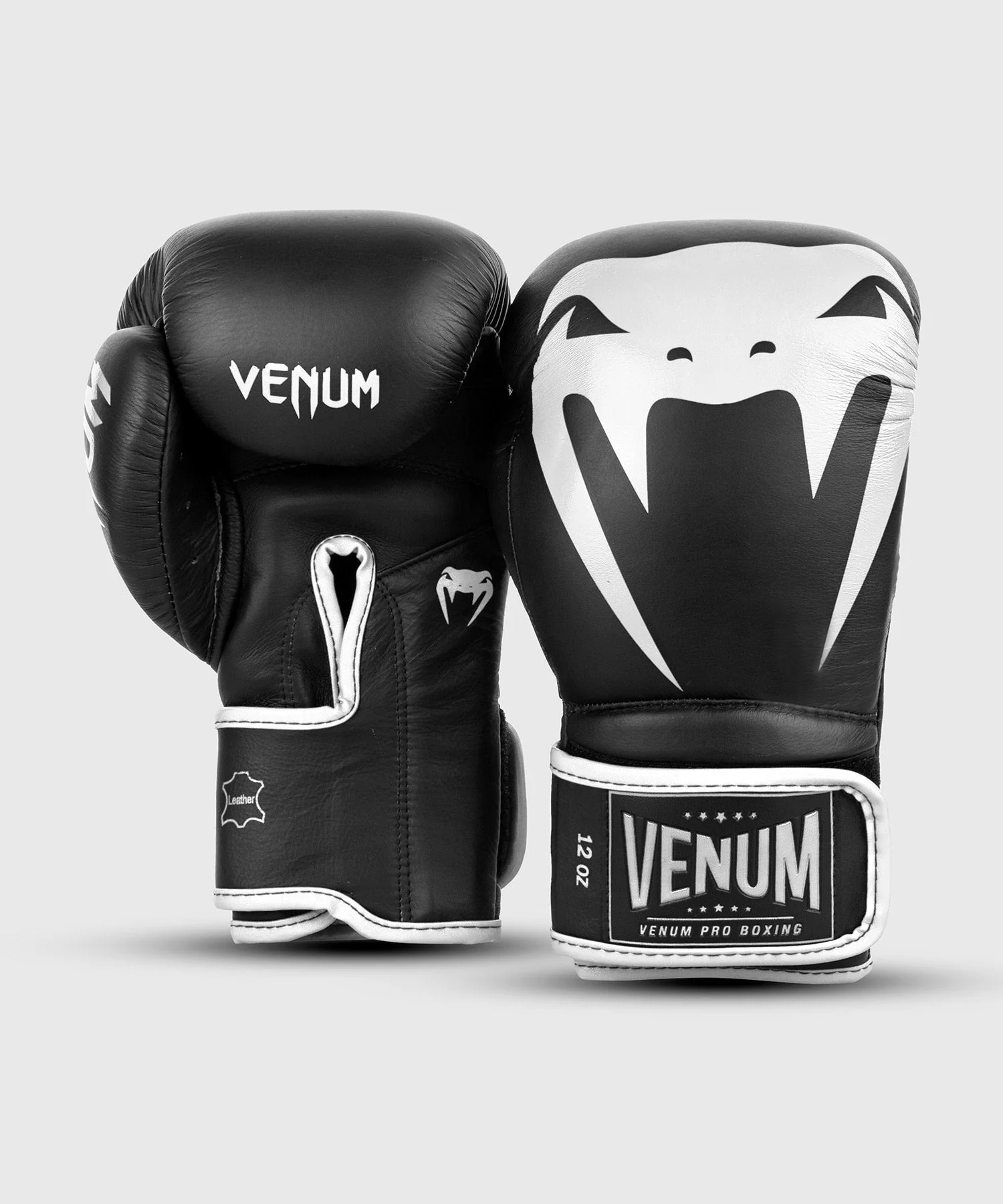 Venum Giant 2.0 Pro Boxing Gloves Velcro - Black/White - Image 3