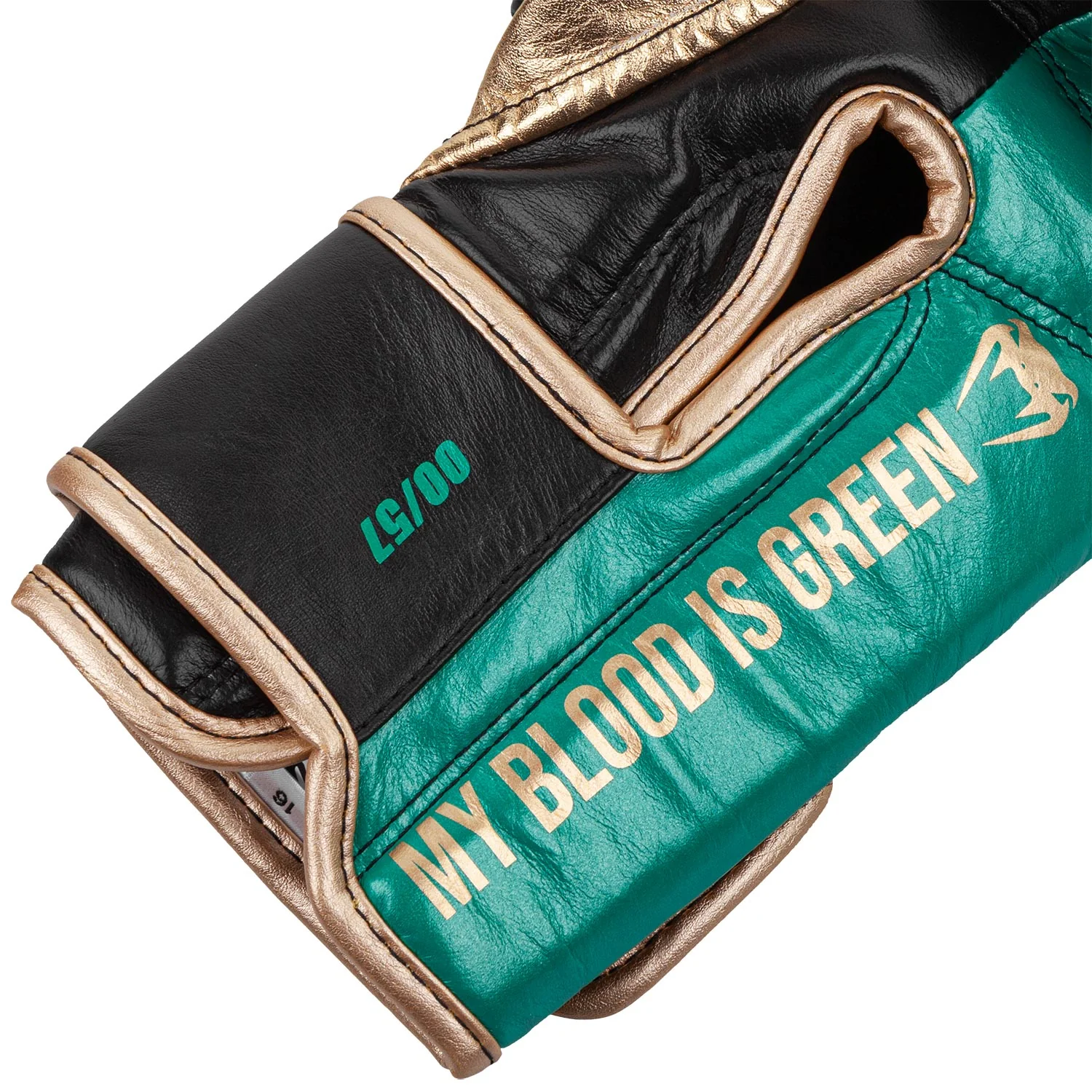 Venum Giant 2.0 Pro Boxing Gloves WBC Limited Edition - Velcro - Green Metallic/Gold - Image 6