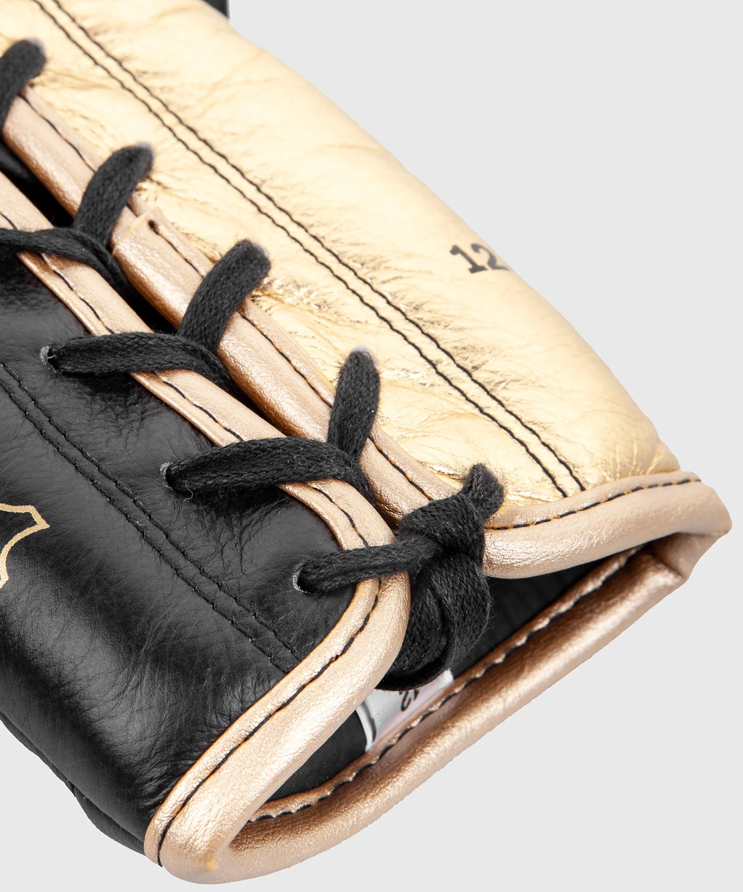Venum Giant 2.0 Pro Boxing Gloves - With Laces - Black/Gold - Image 4