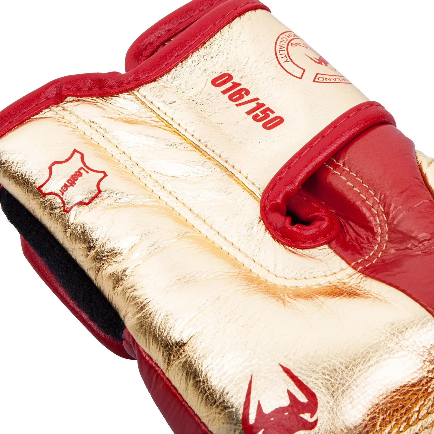 Venum Giant 3.0 Boxing Gloves Blood & Gold - Limited Edition - Nappa Leather - Image 6