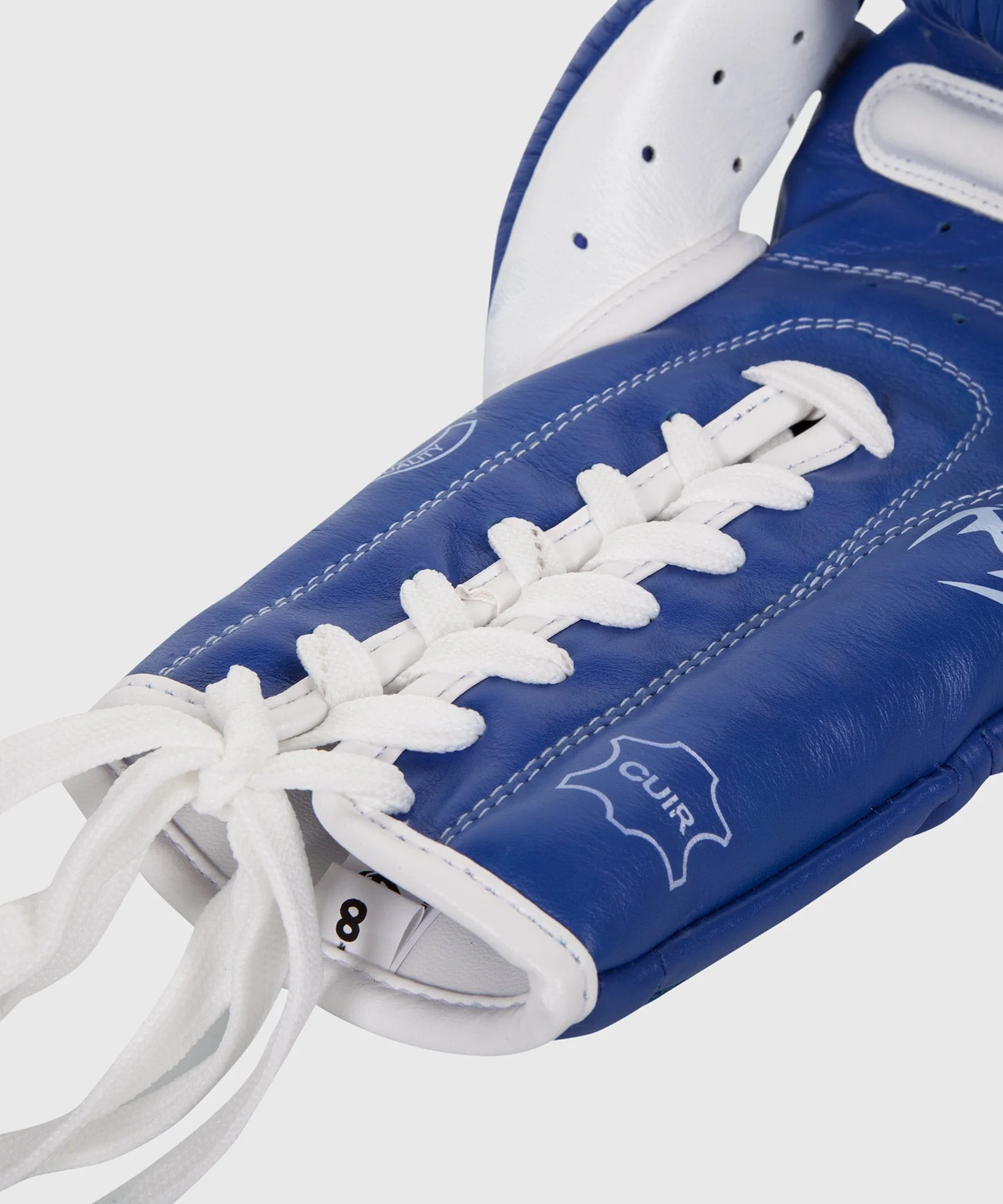 Venum Giant 3.0 Boxing Gloves - Nappa Leather - With Laces - Blue - Image 4