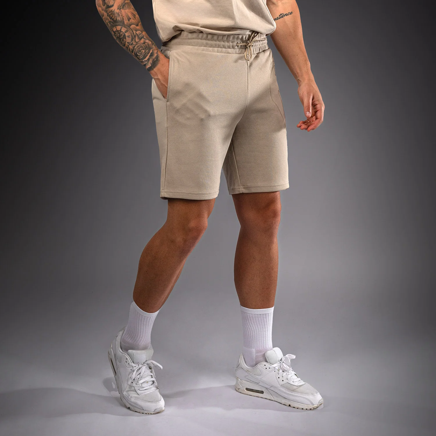 Venum Giant 3D Cotton Shorts - Beige - Image 4