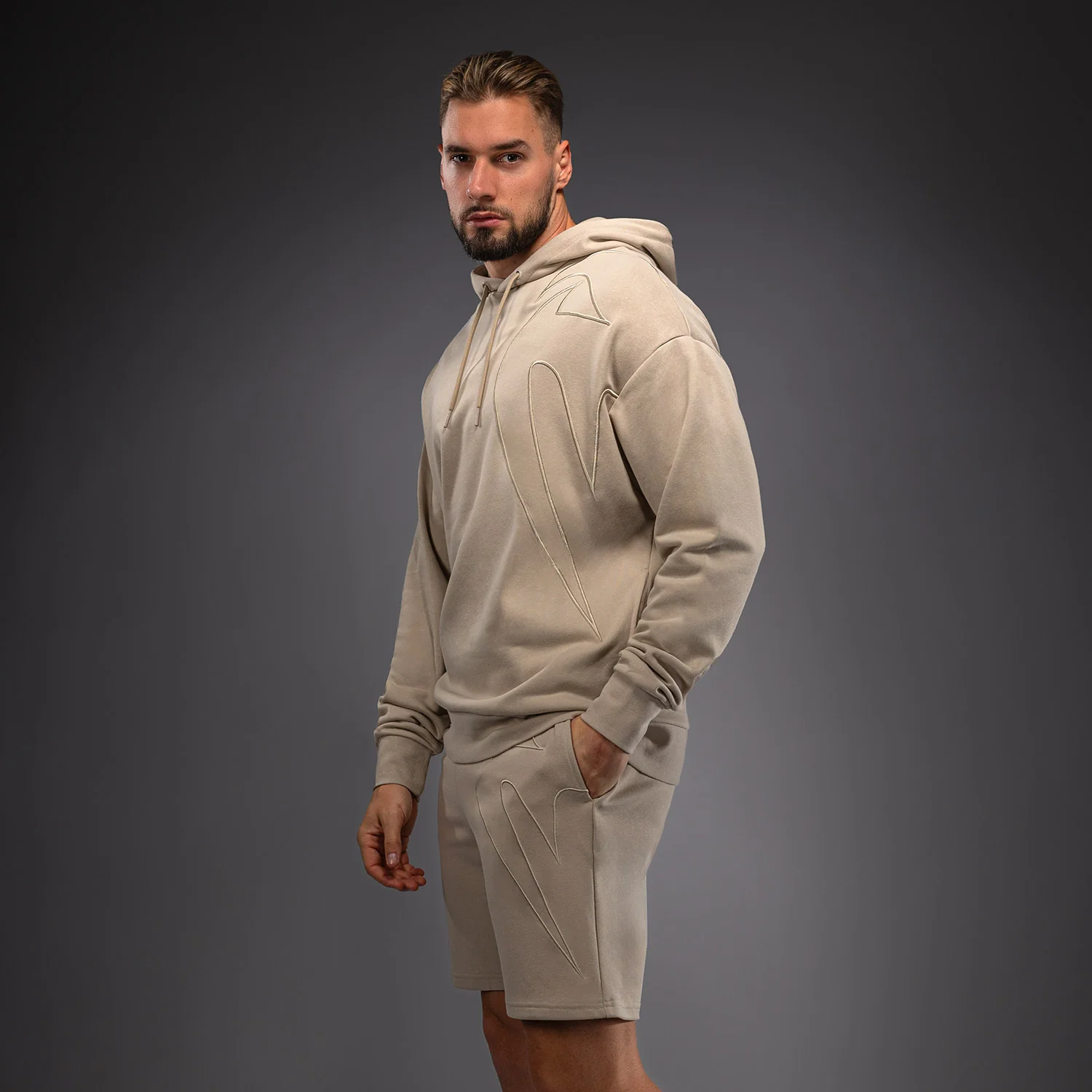 Venum Giant 3D Hoodie - Beige - Image 3