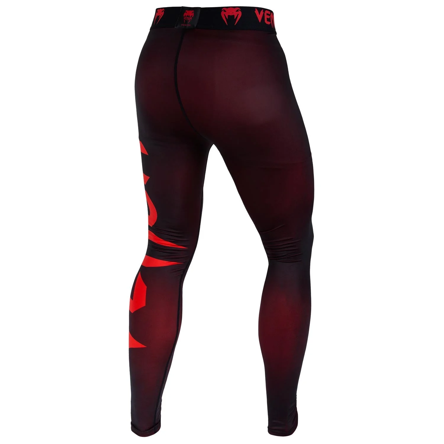 Venum Giant Compression Tights - Black/Red - Image 2