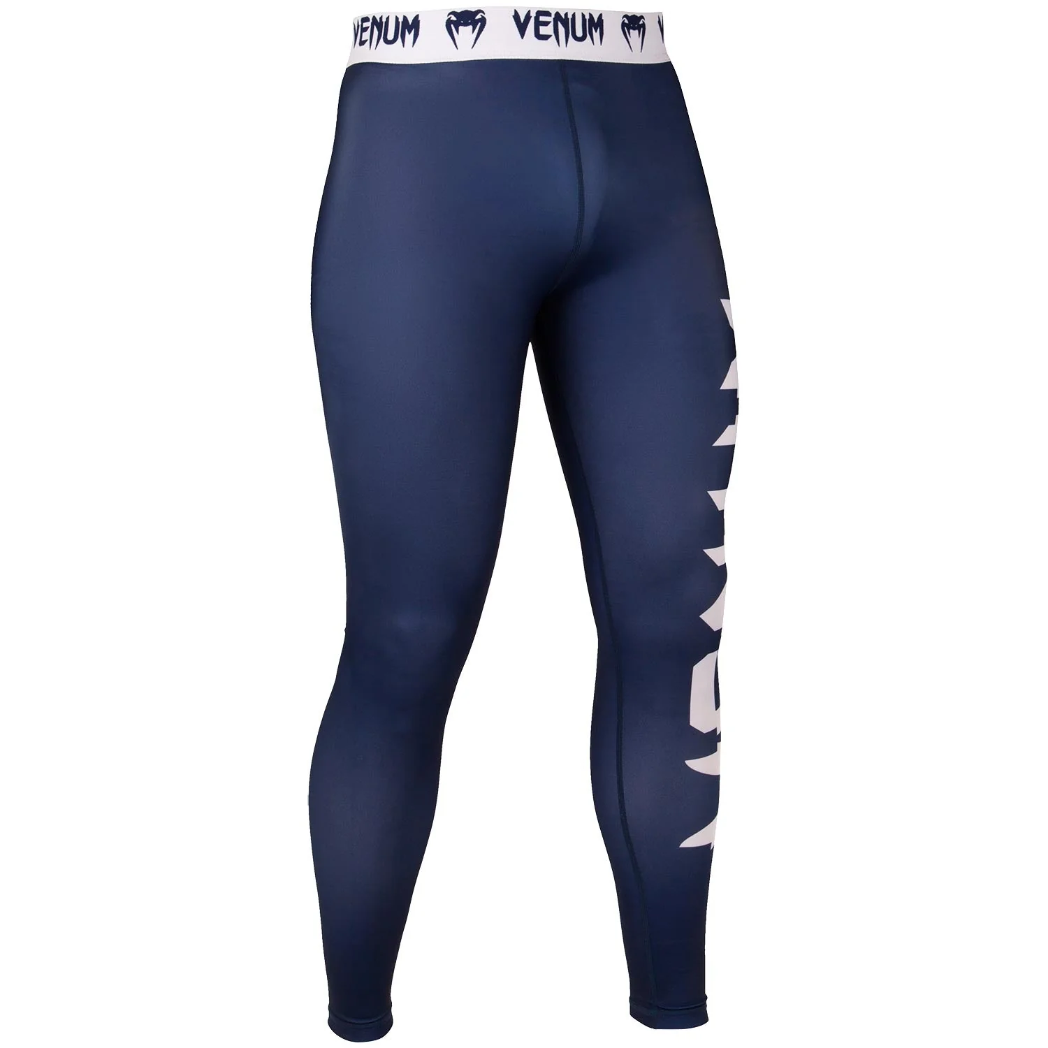 Venum Giant Compression Tights - Navy Blue/White - Image 2