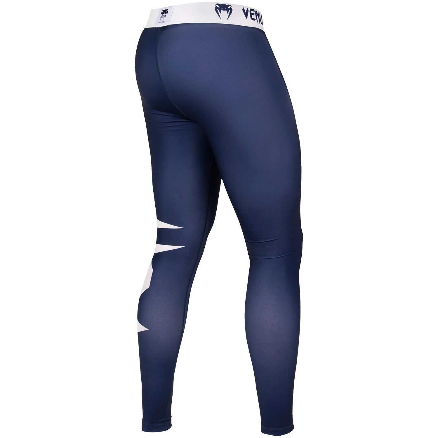 Venum Giant Compression Tights - Navy Blue/White - Image 4