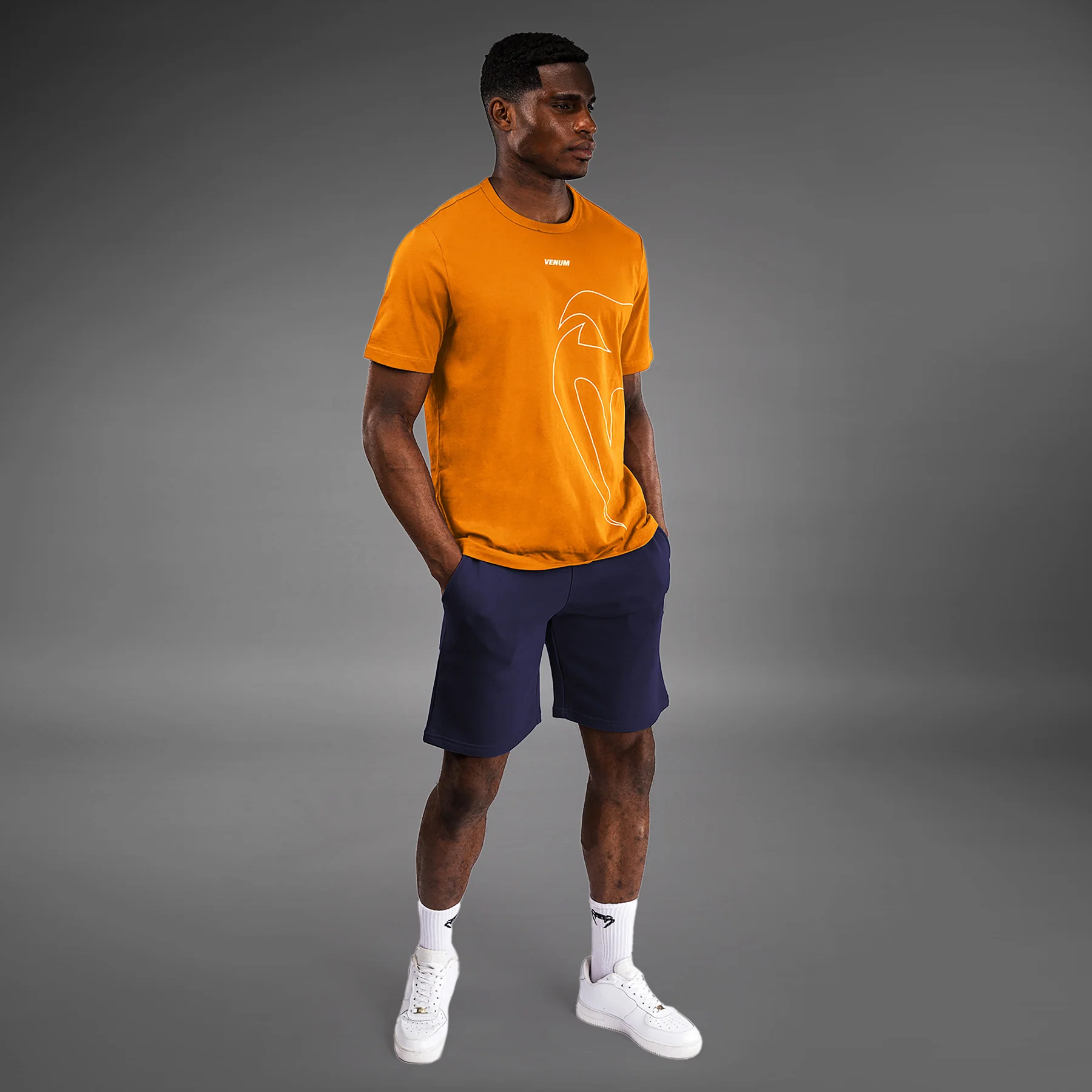 Venum Giant Connect T-Shirt - Tangerine - Image 4