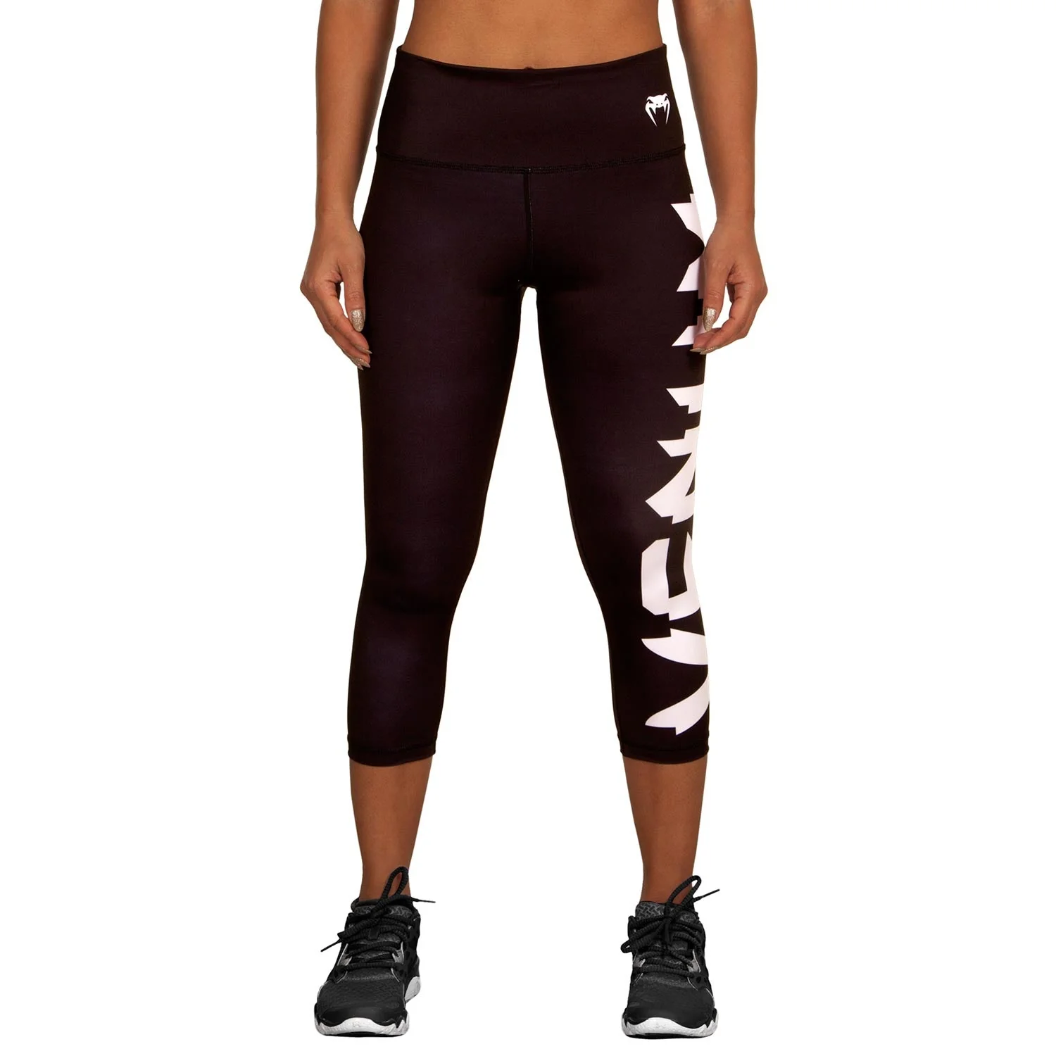 Venum Giant Cropped Leggings - Black - Image 2