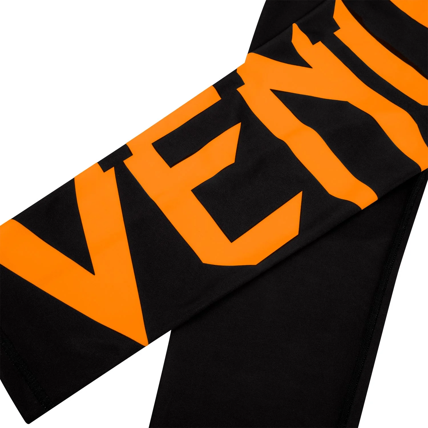 Venum Giant Cropped Leggings - Black/Orange - Image 6