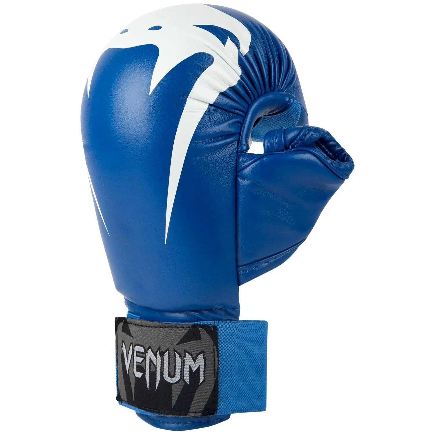 Venum Giant Karate Mitts - With Thumbs - Blue - Image 2