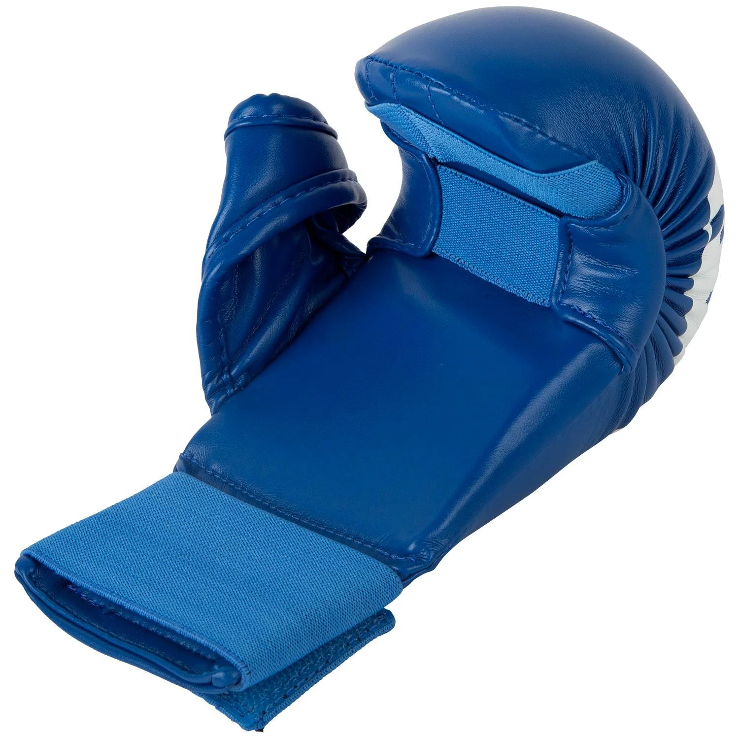 Venum Giant Karate Mitts - With Thumbs - Blue - Image 3