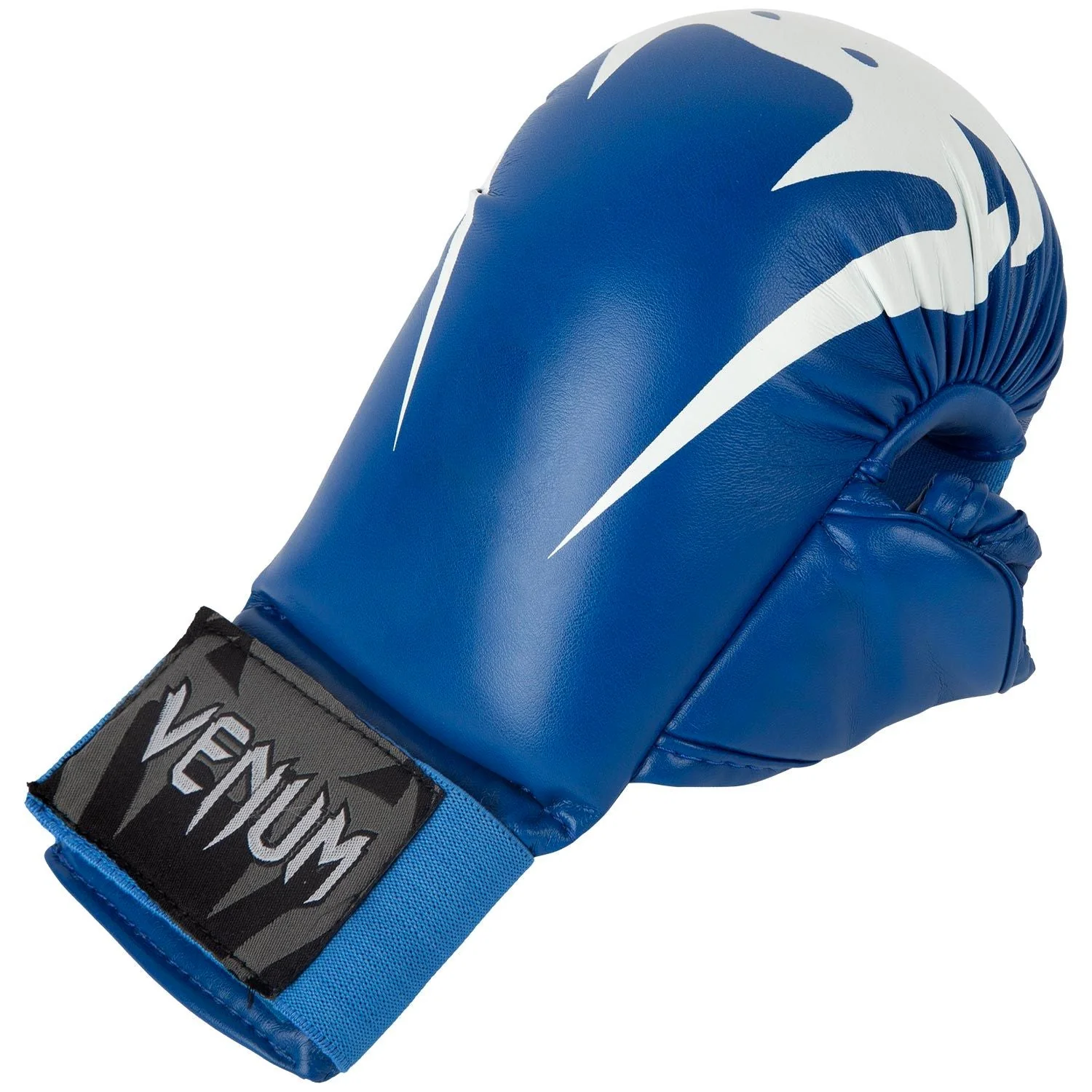 Venum Giant Karate Mitts - With Thumbs - Blue - Image 4