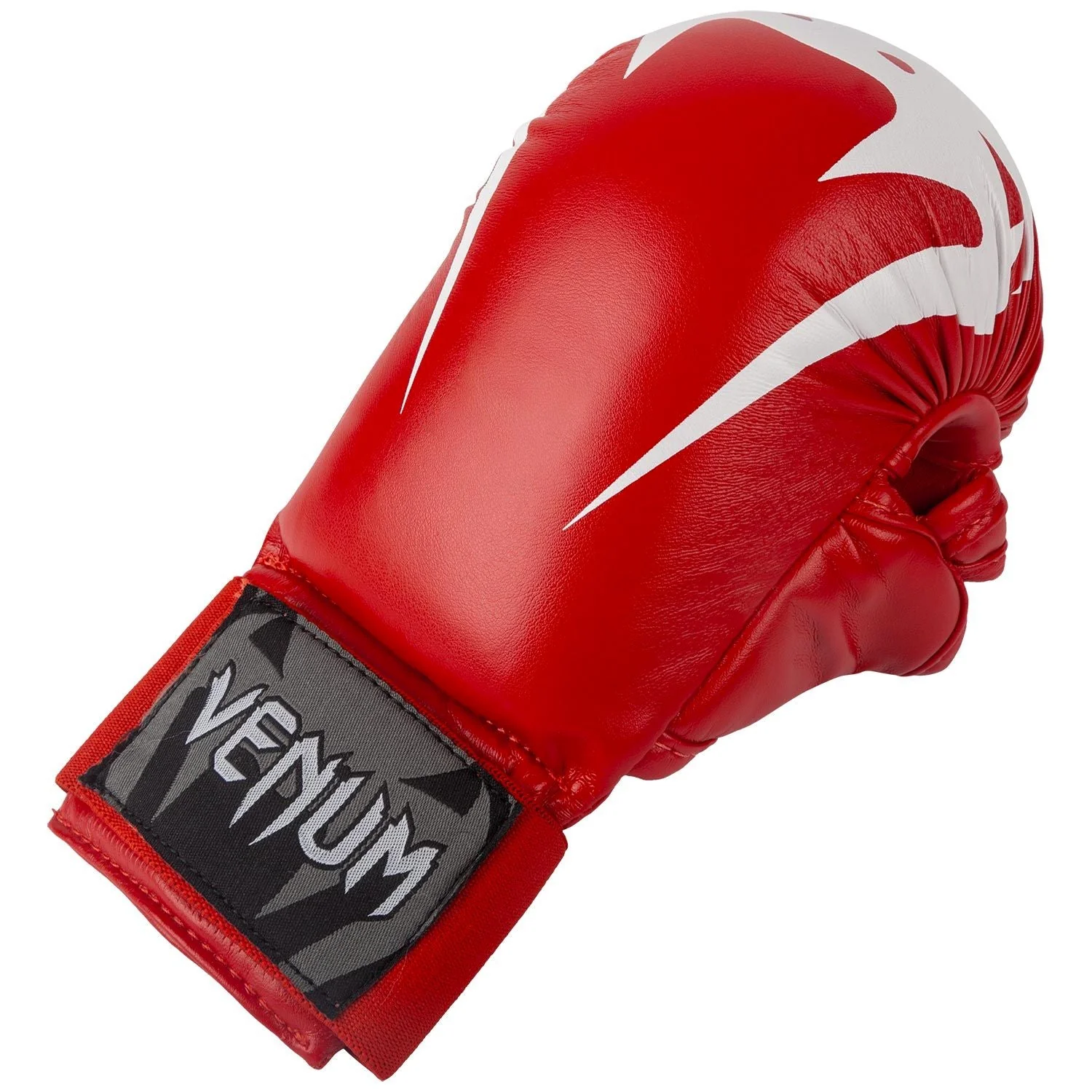 Venum Giant Karate Mitts - With Thumbs - Red - Image 3