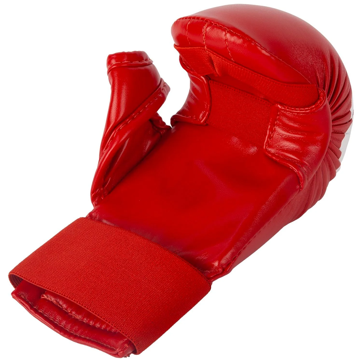 Venum Giant Karate Mitts - With Thumbs - Red - Image 4