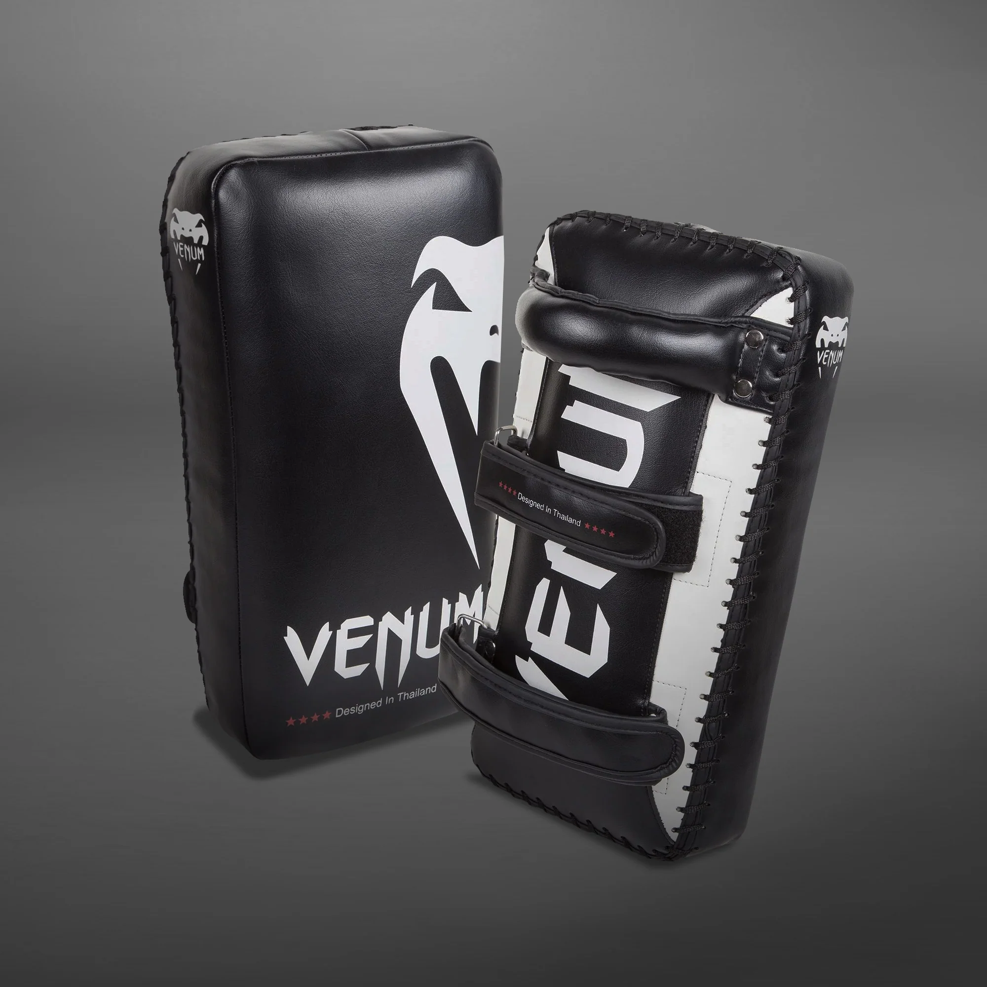 Venum Giant Kick Pads - Black/Ice (Pair) - Image 4