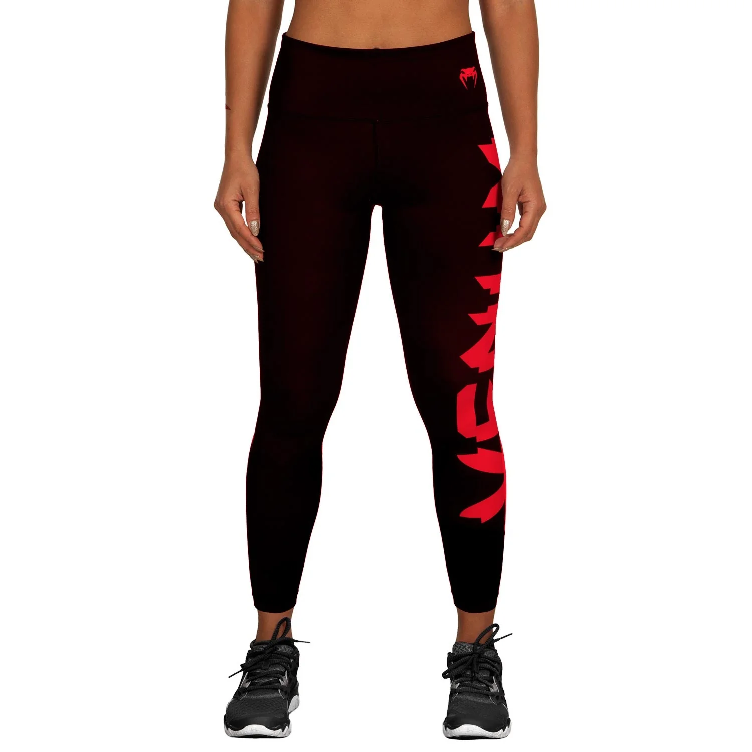 Venum Giant Leggings - Black/Red - Image 2