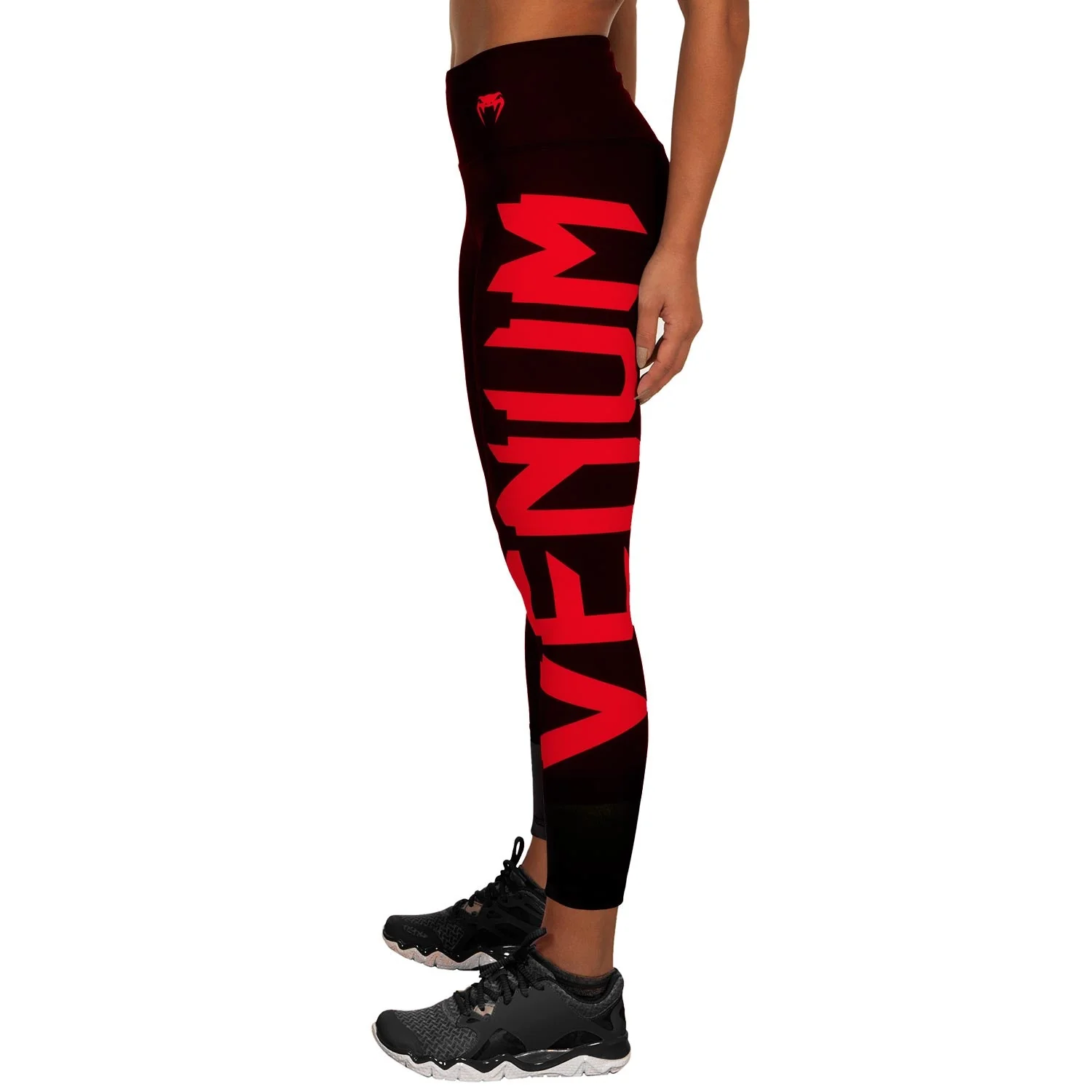 Venum Giant Leggings - Black/Red - Image 3