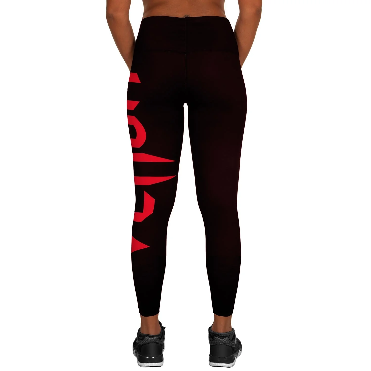 Venum Giant Leggings - Black/Red - Image 4
