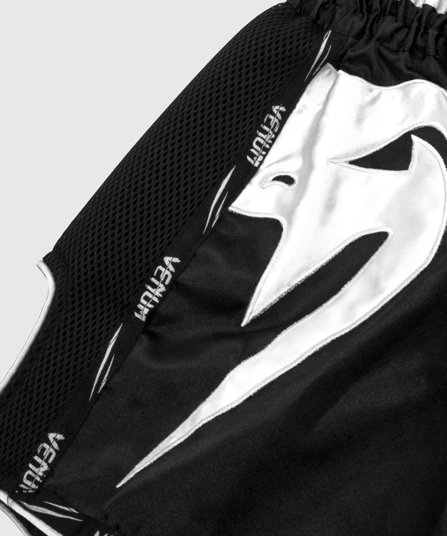 Venum Giant Muay Thai Shorts - Black/White - Image 3