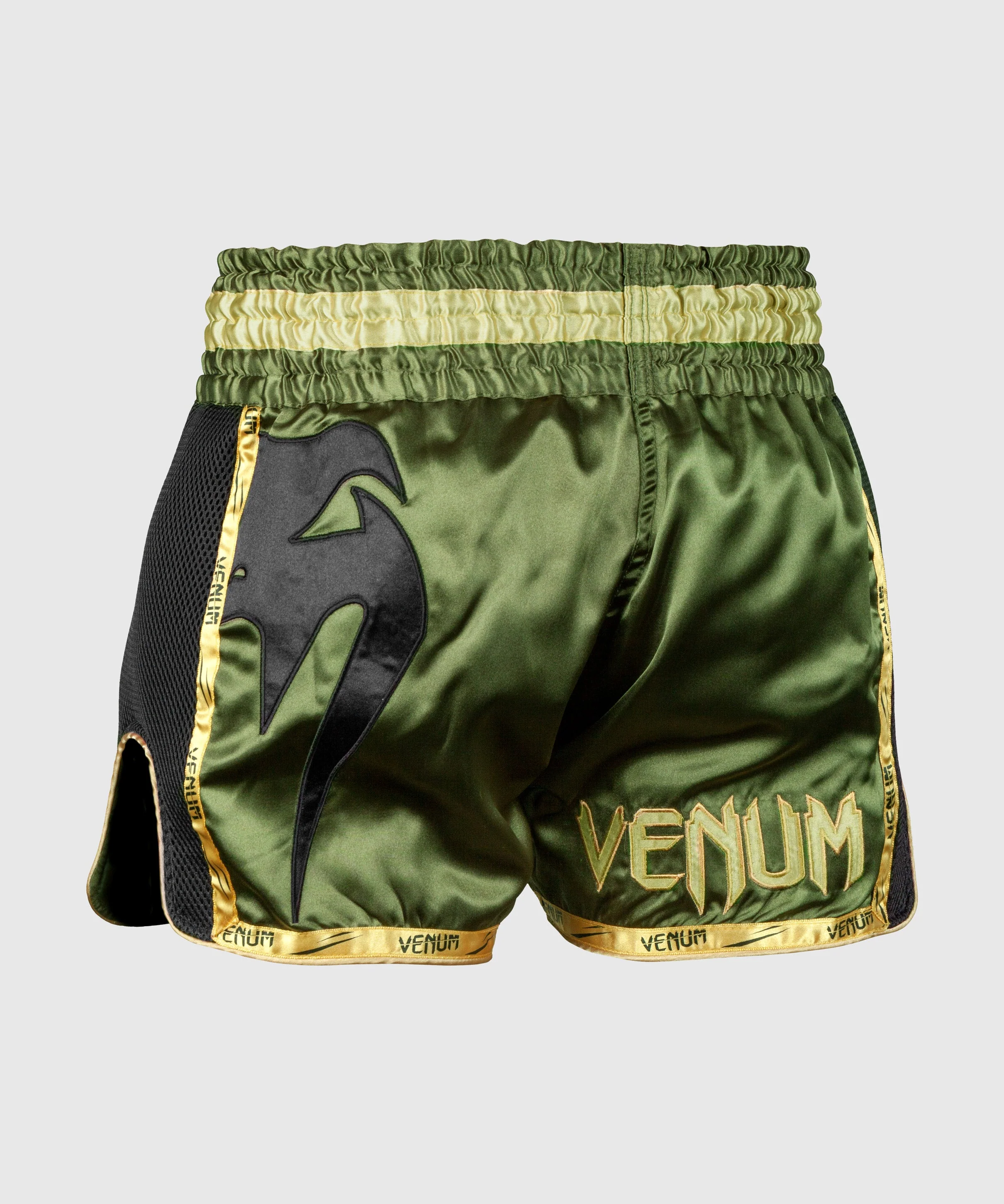 Venum Giant Muay Thai Shorts - Khaki/Black - Image 4