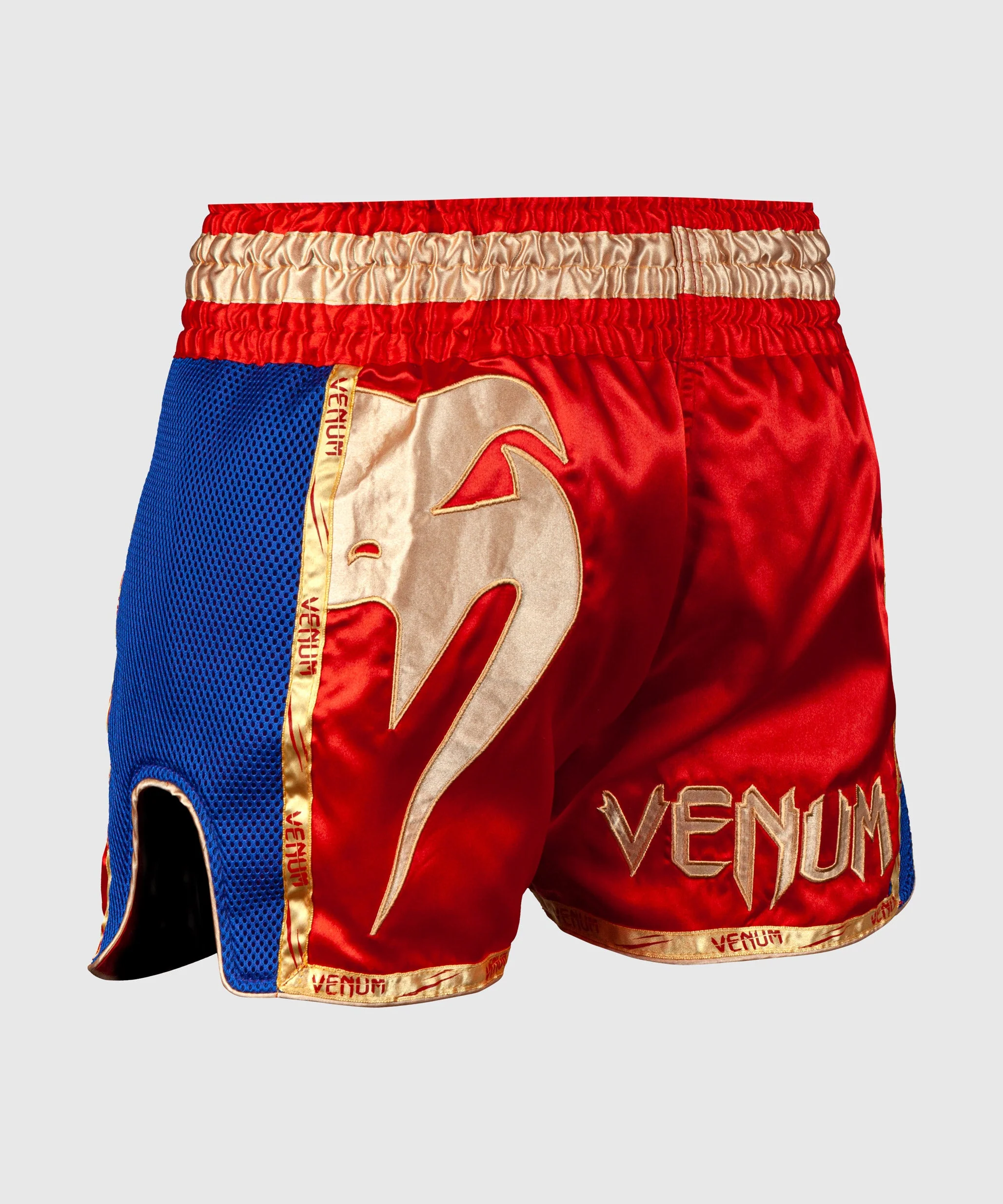 Venum Giant Muay Thai Shorts - Red/Gold - Image 4