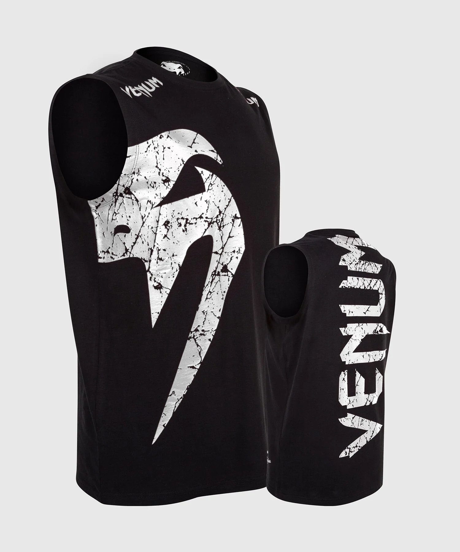Venum Giant Tank Top - Black/Ice - Image 3