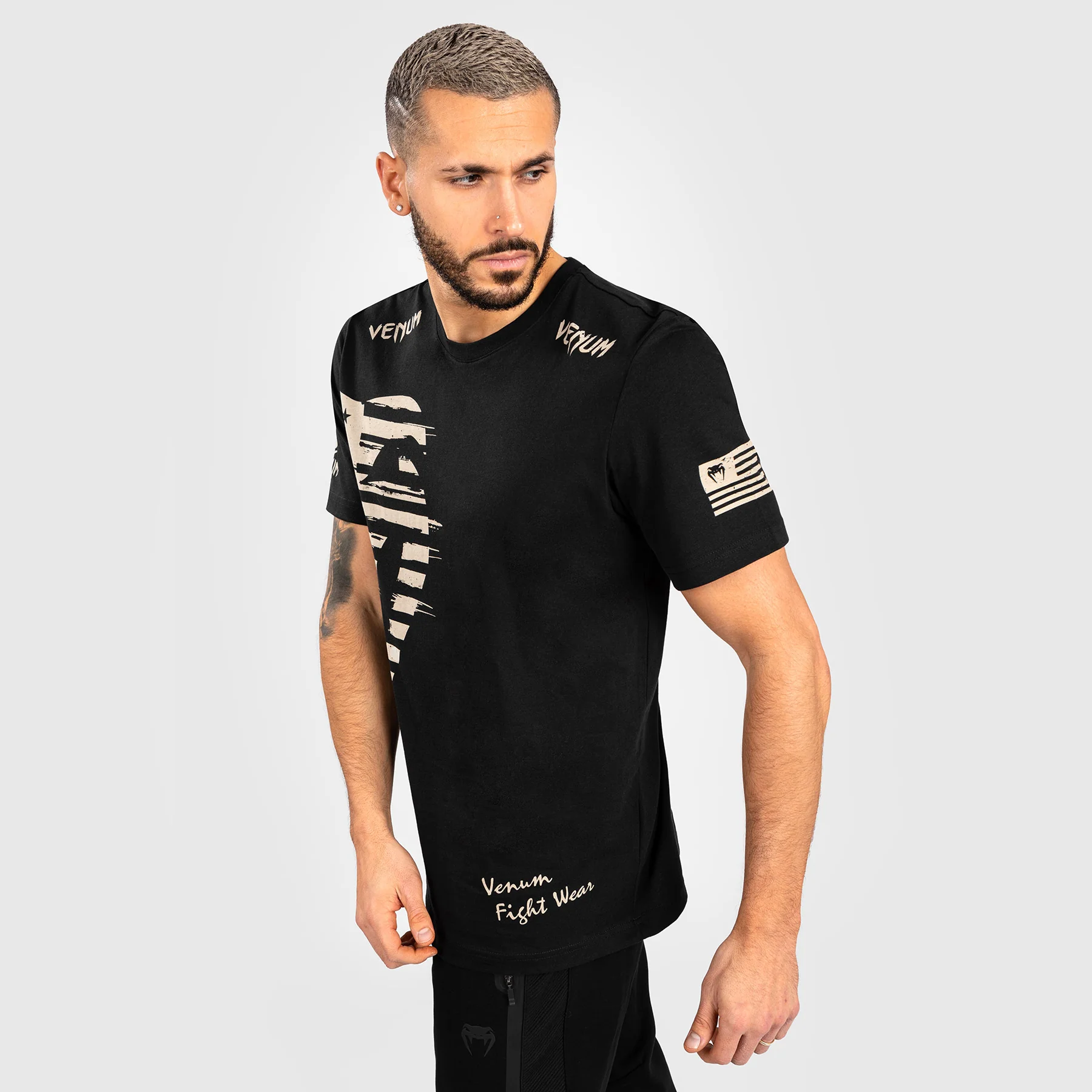 VENUM GIANT USA T-SHIRT - REGULAR FIT - BLACK - Image 5