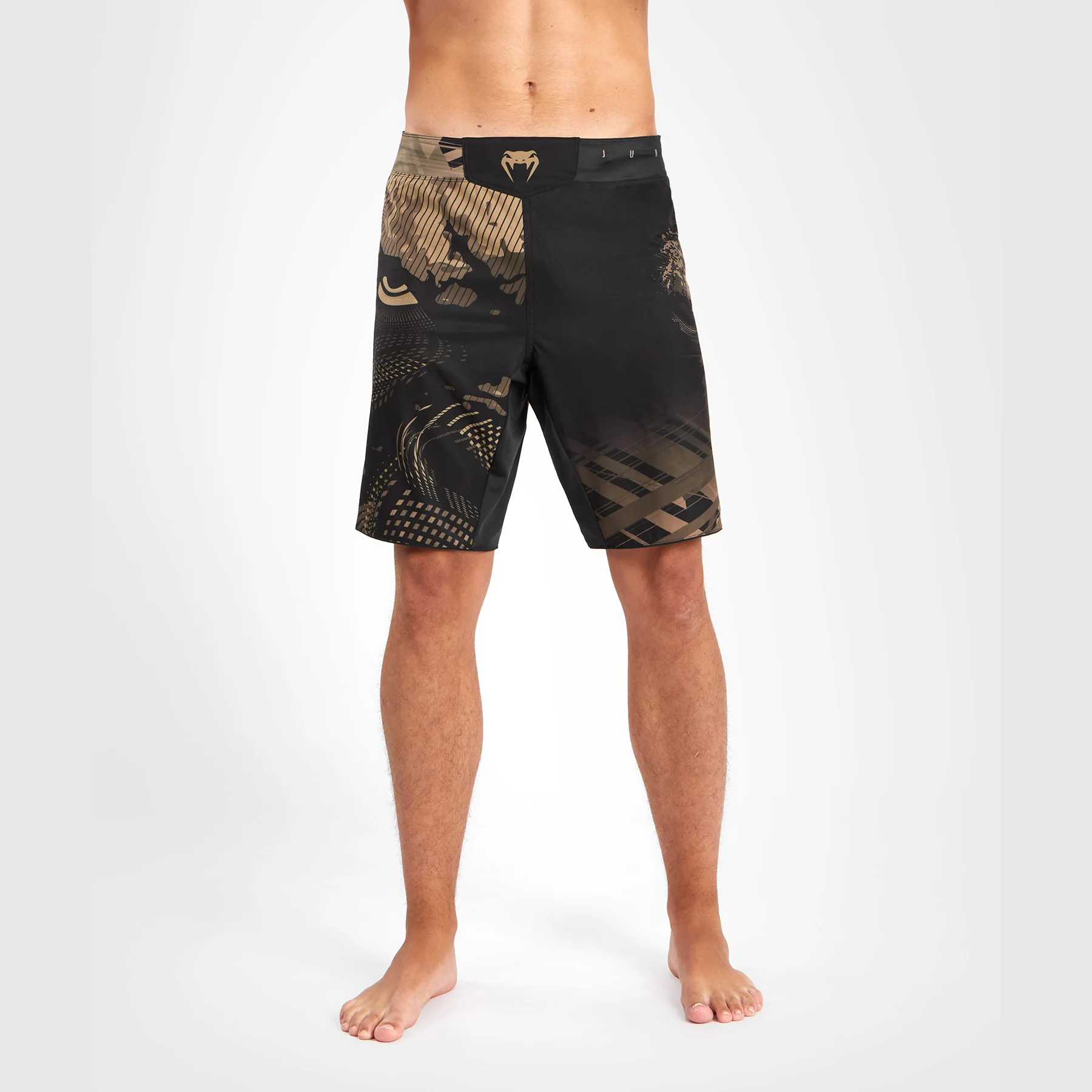 Venum Gorilla Jungle Fightshort - Black/Sand - Image 2