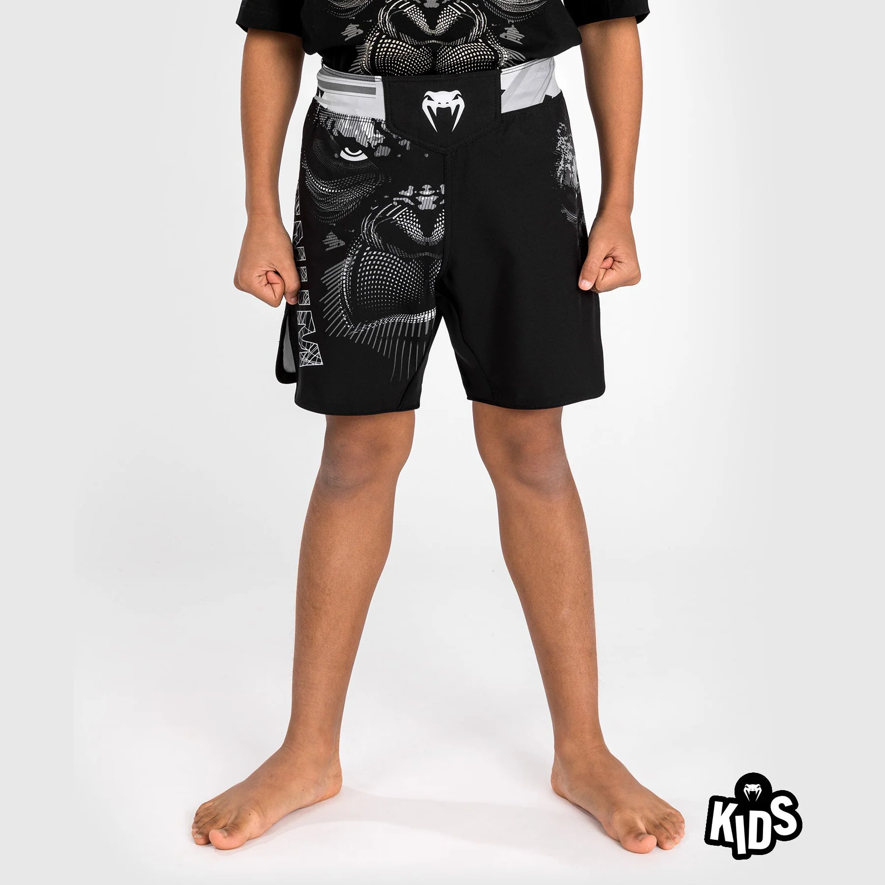 Venum Gorilla Jungle Kids Fightshorts - Black/White