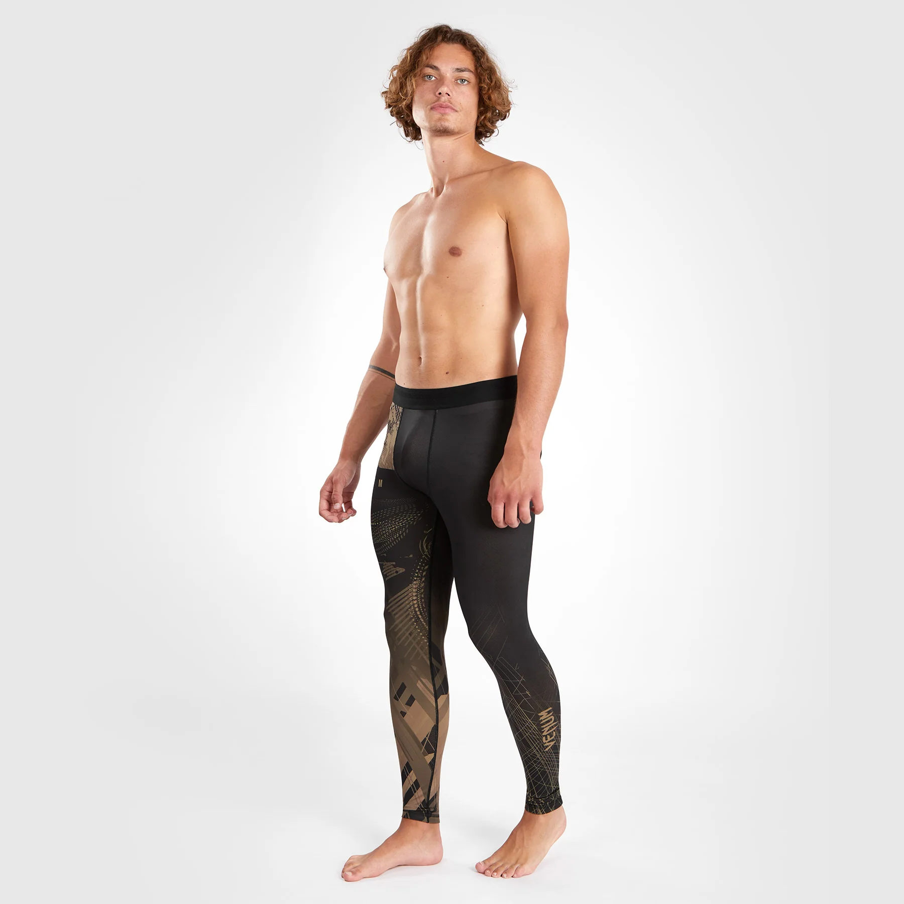 Venum Gorilla Jungle Spats - Black/Sand - Image 4