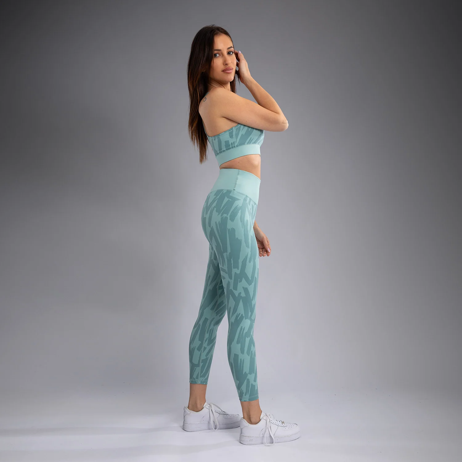 Venum Graffiti Women’s 7/8 Leggings - Aqua - Image 3