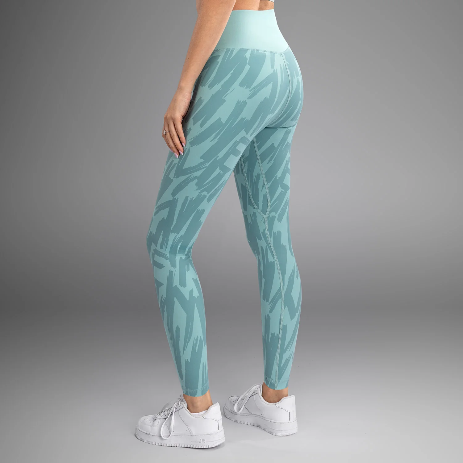 Venum Graffiti Women’s Full-Length Leggings - Aqua - Image 2