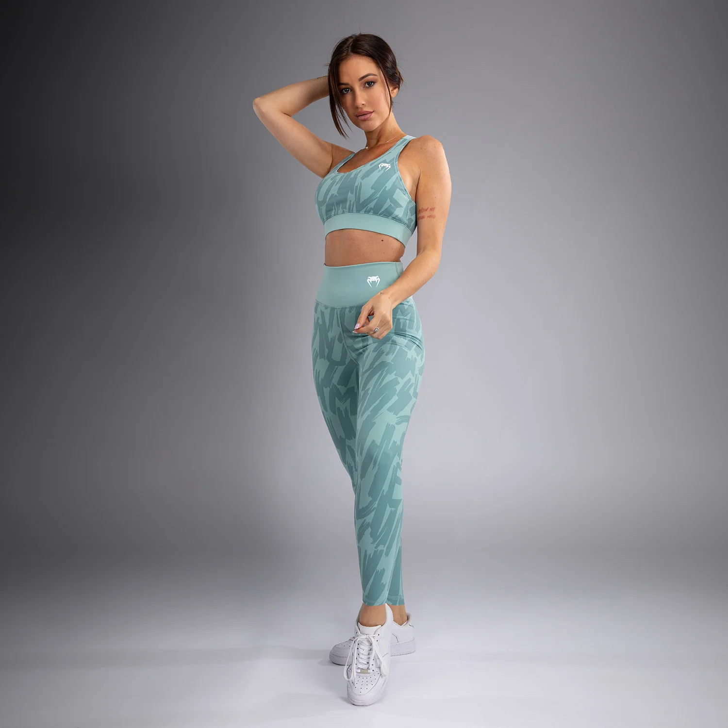 Venum Graffiti Women’s Full-Length Leggings - Aqua - Image 3