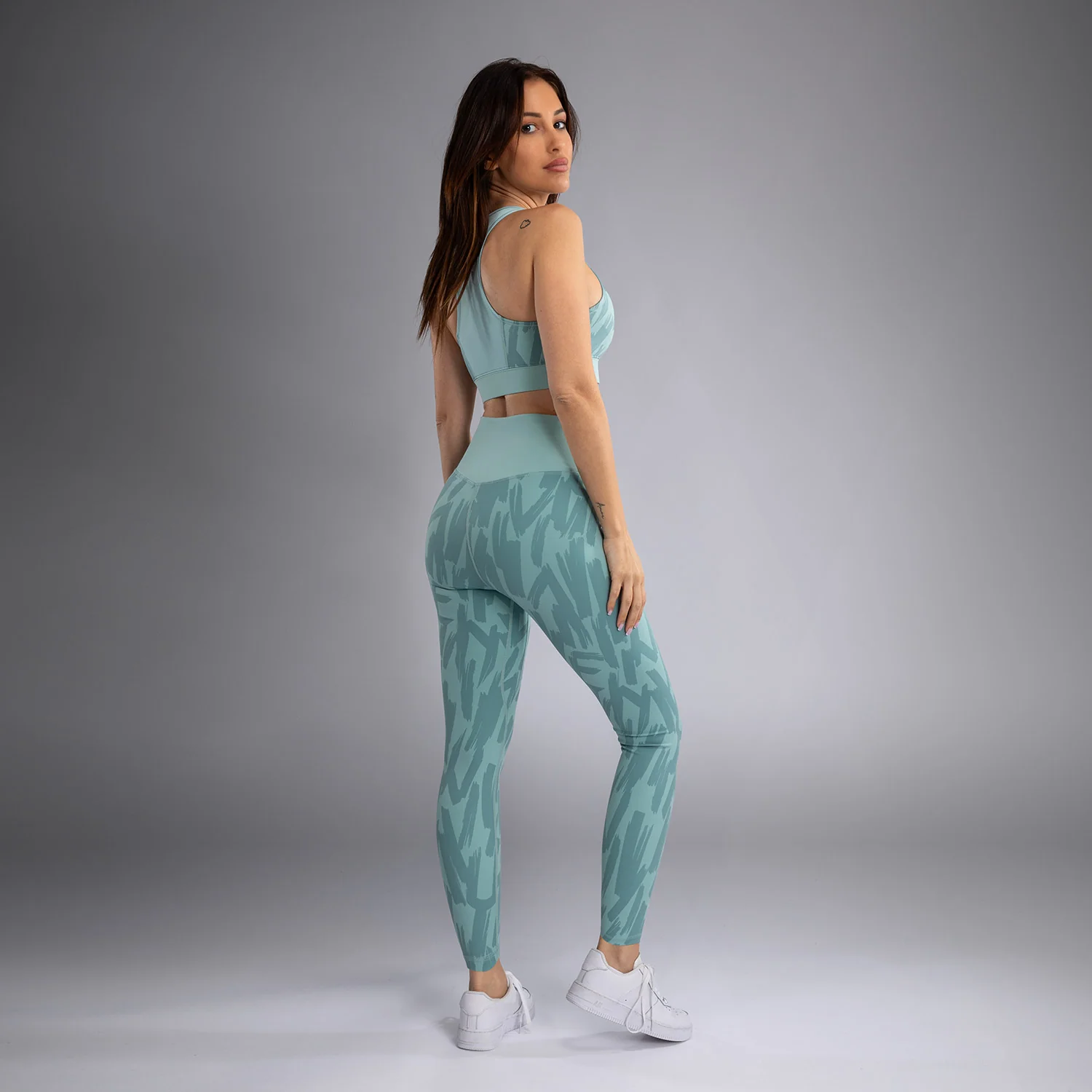 Venum Graffiti Women’s Full-Length Leggings - Aqua - Image 4