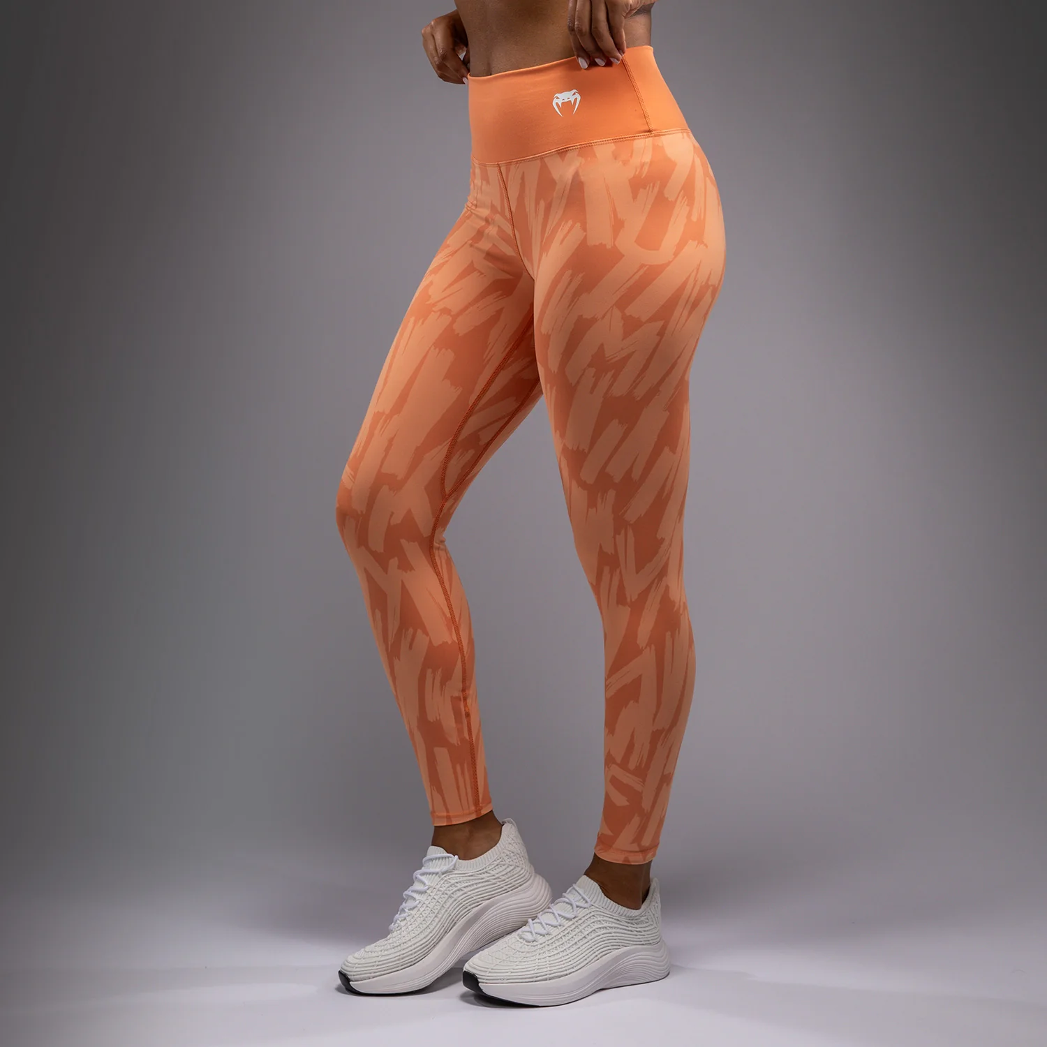 Venum Graffiti Women’s Full-Length Leggings - Velvet Apricot - Image 2