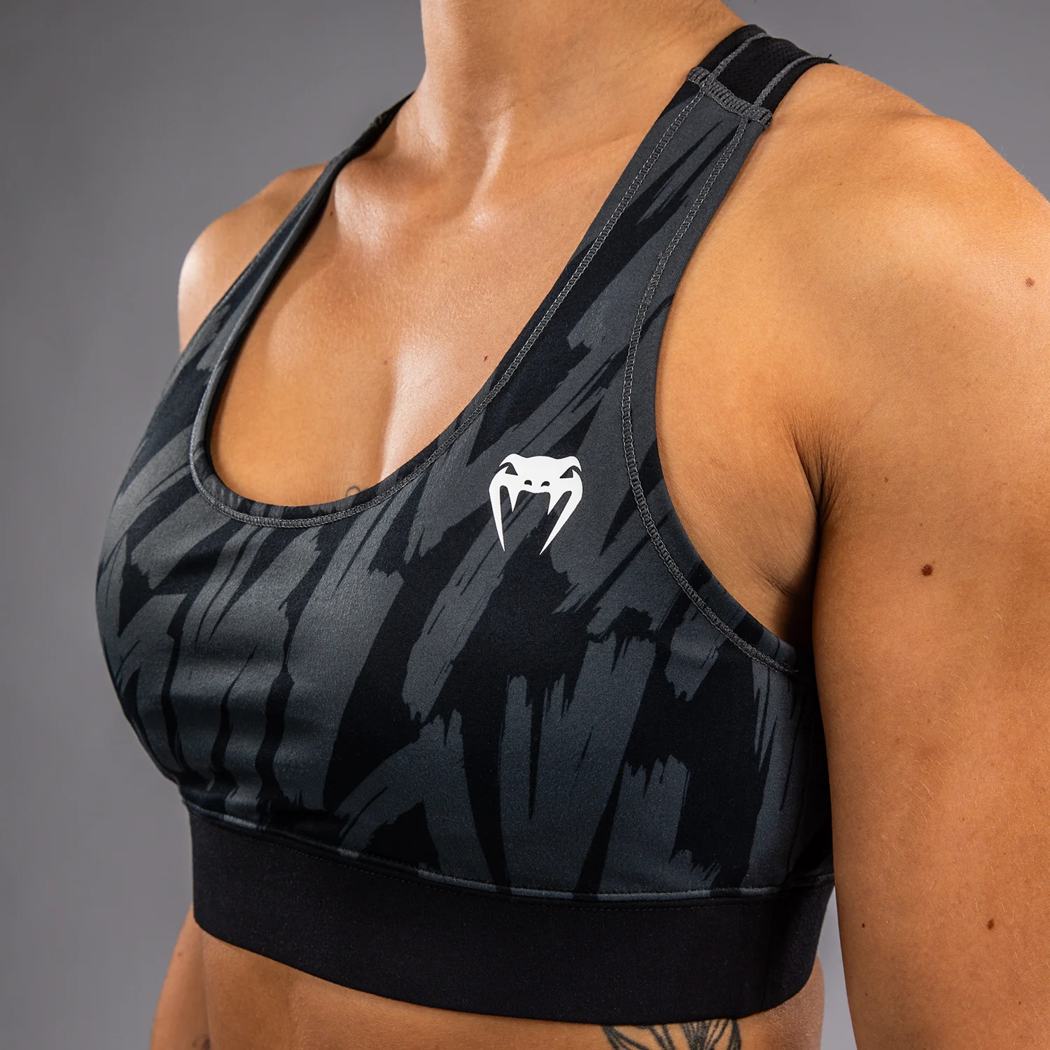 Venum Graffiti Women’s Sports Bra - Urban Charcoal - Image 6