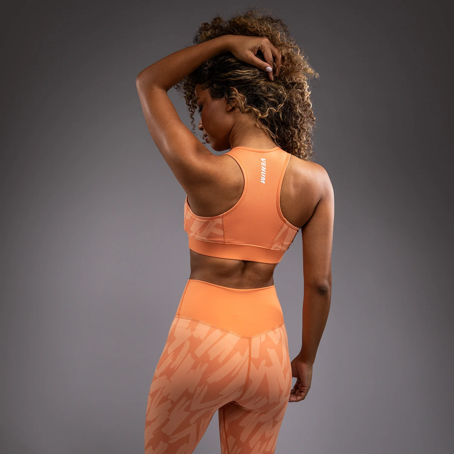 Venum Graffiti Women’s Sports Bra - Velvet Apricot - Image 4