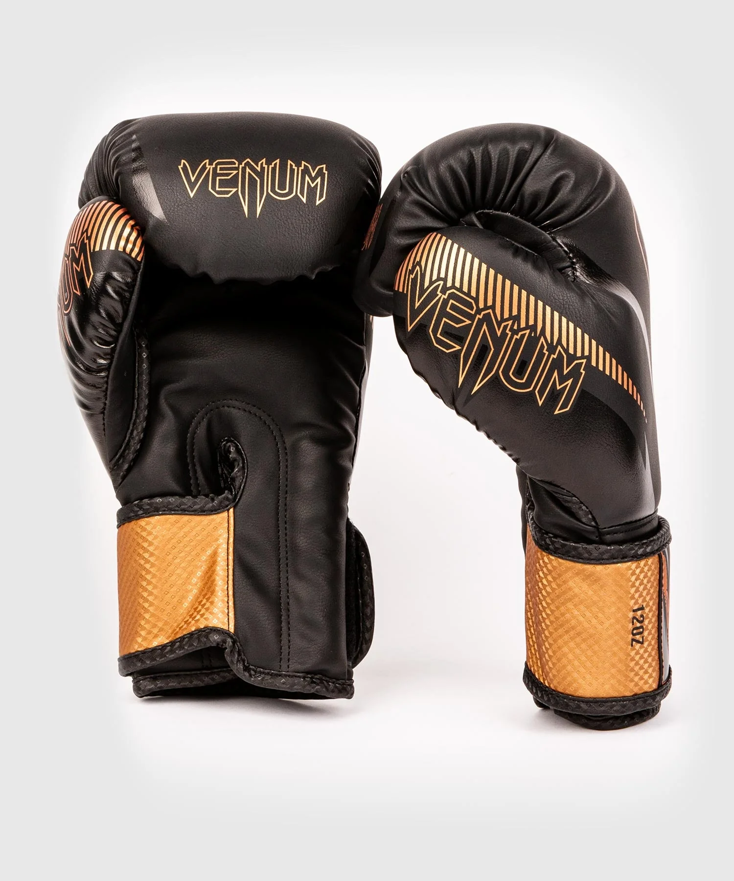 Venum Impact Boxing Gloves - Black/Bronze - Image 2