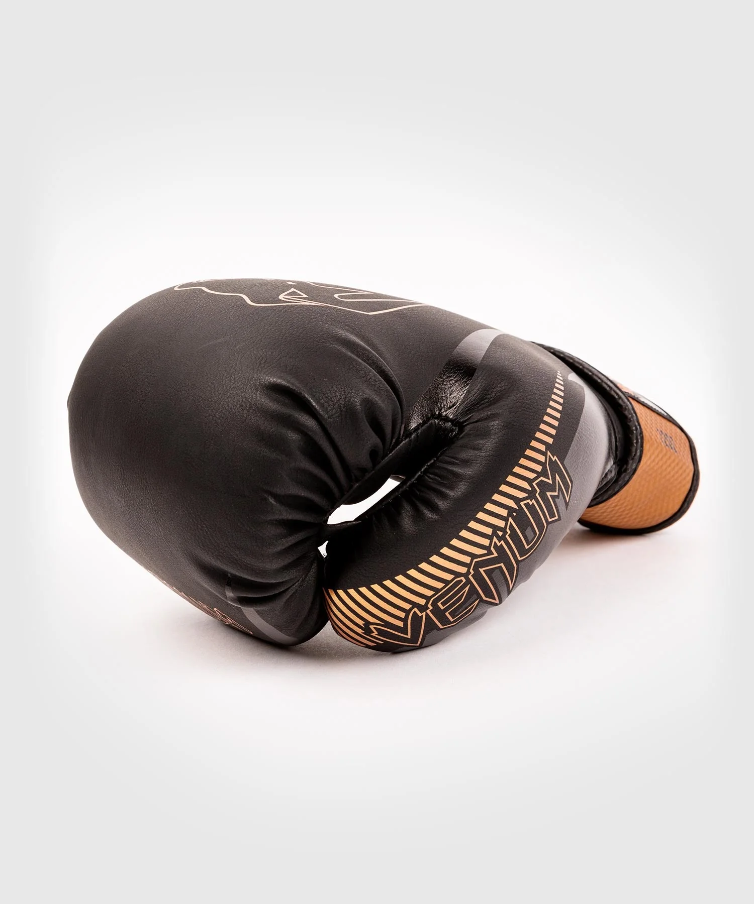 Venum Impact Boxing Gloves - Black/Bronze - Image 4