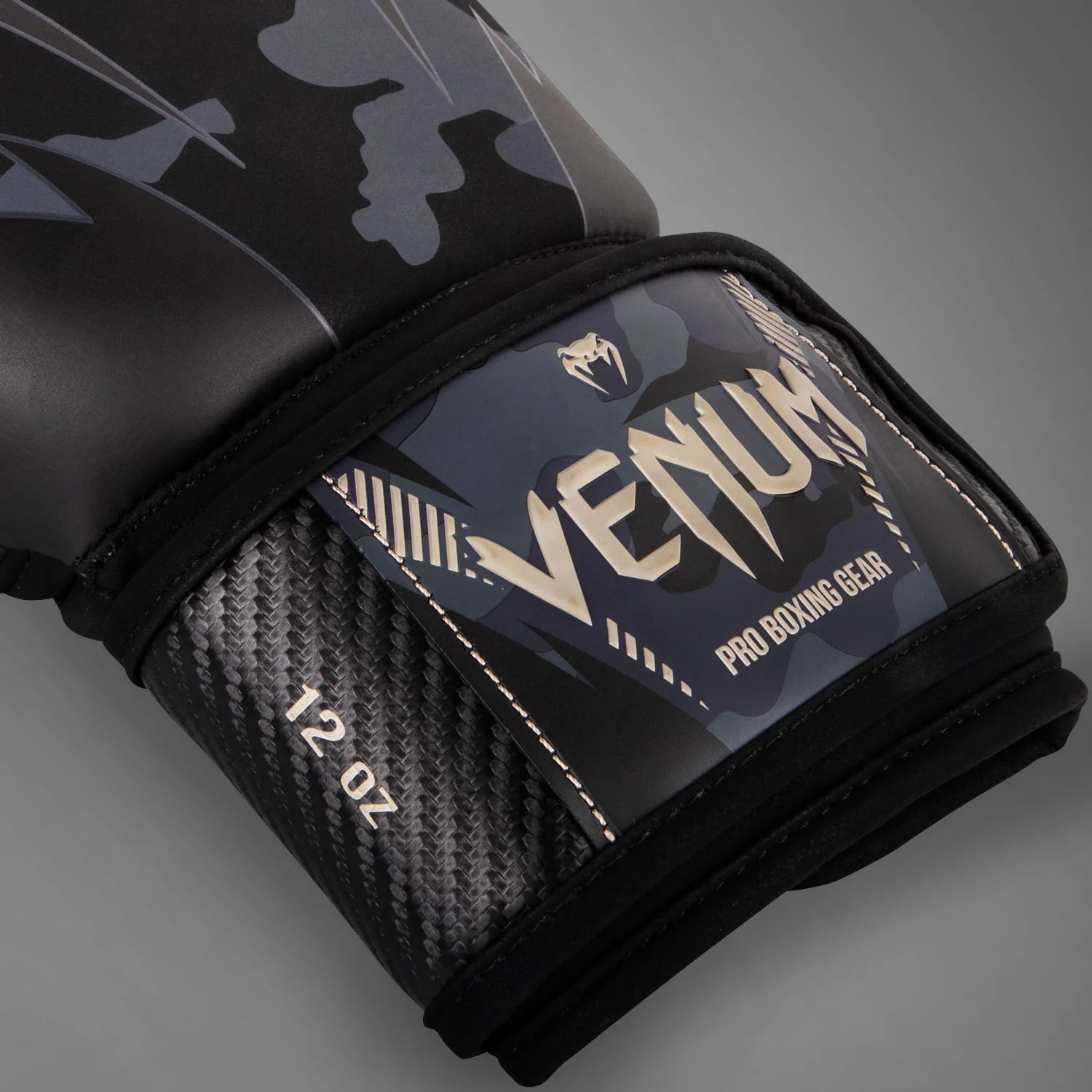 Venum Impact Boxing Gloves - Dark Camo/Sand - Image 4
