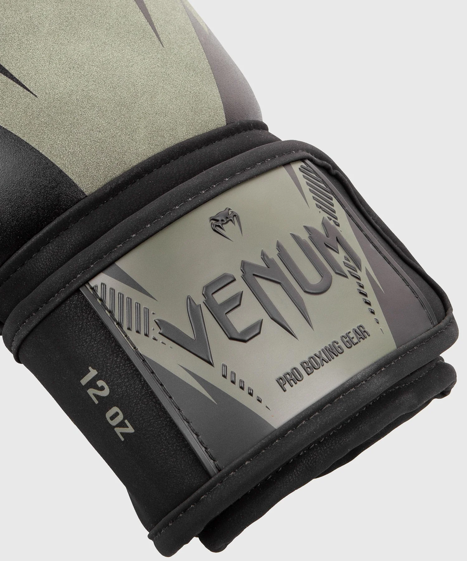 Venum Impact Boxing Gloves - Khaki/Black - Image 3