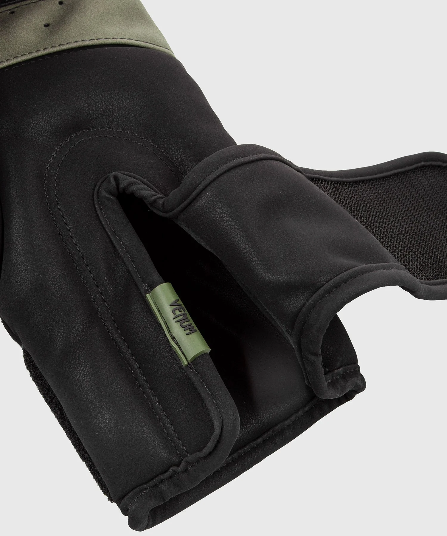 Venum Impact Boxing Gloves - Khaki/Black - Image 5