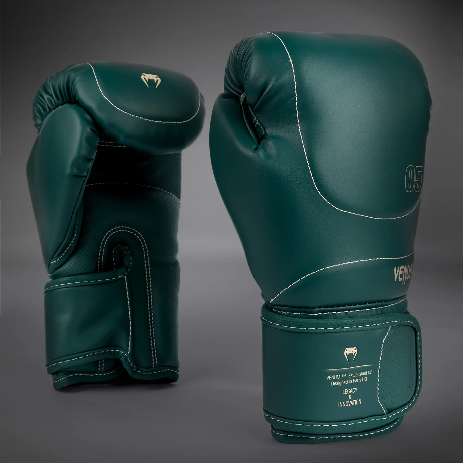 Venum Impact Evo Boxing Gloves - Emerald Green - Image 2