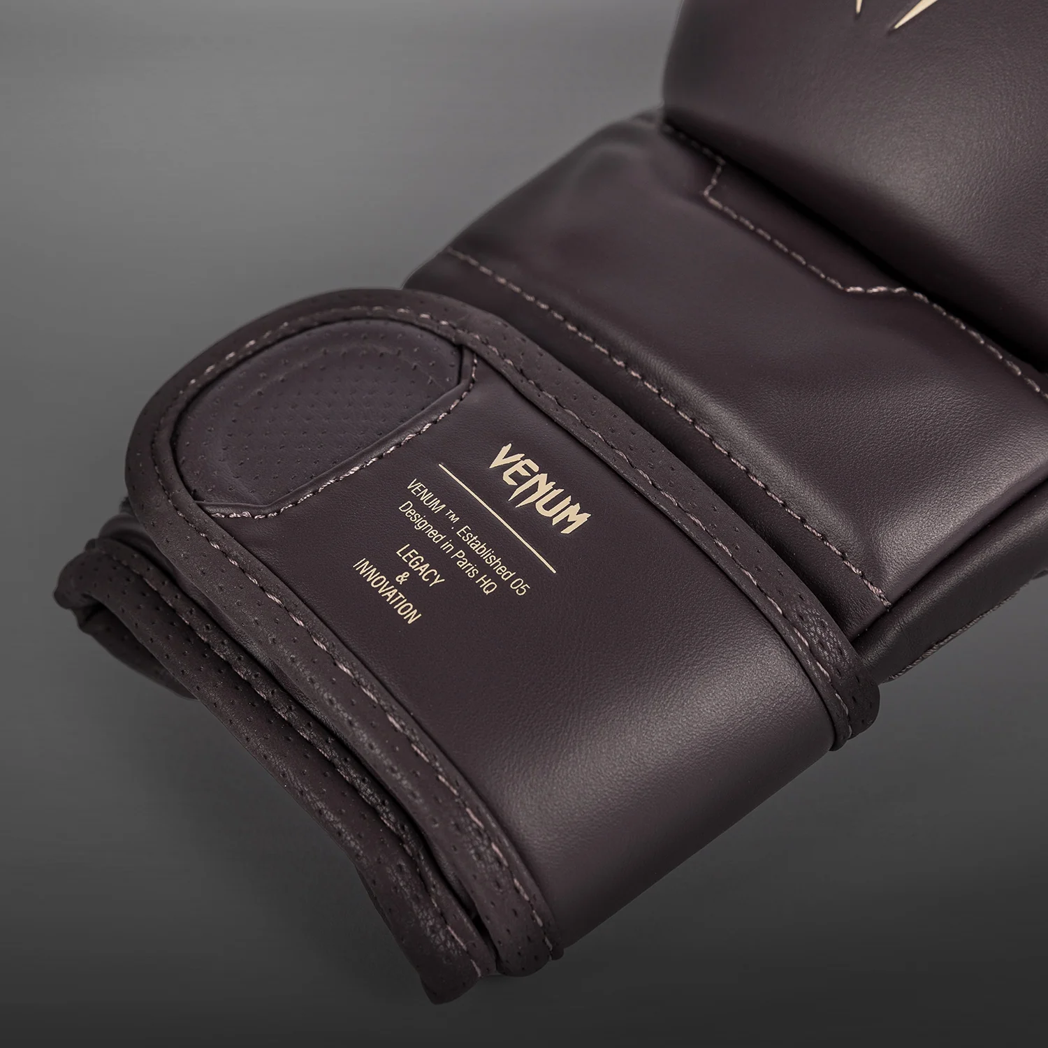 Venum Impact Evo MMA Sparring Gloves - Chocolate - Image 3