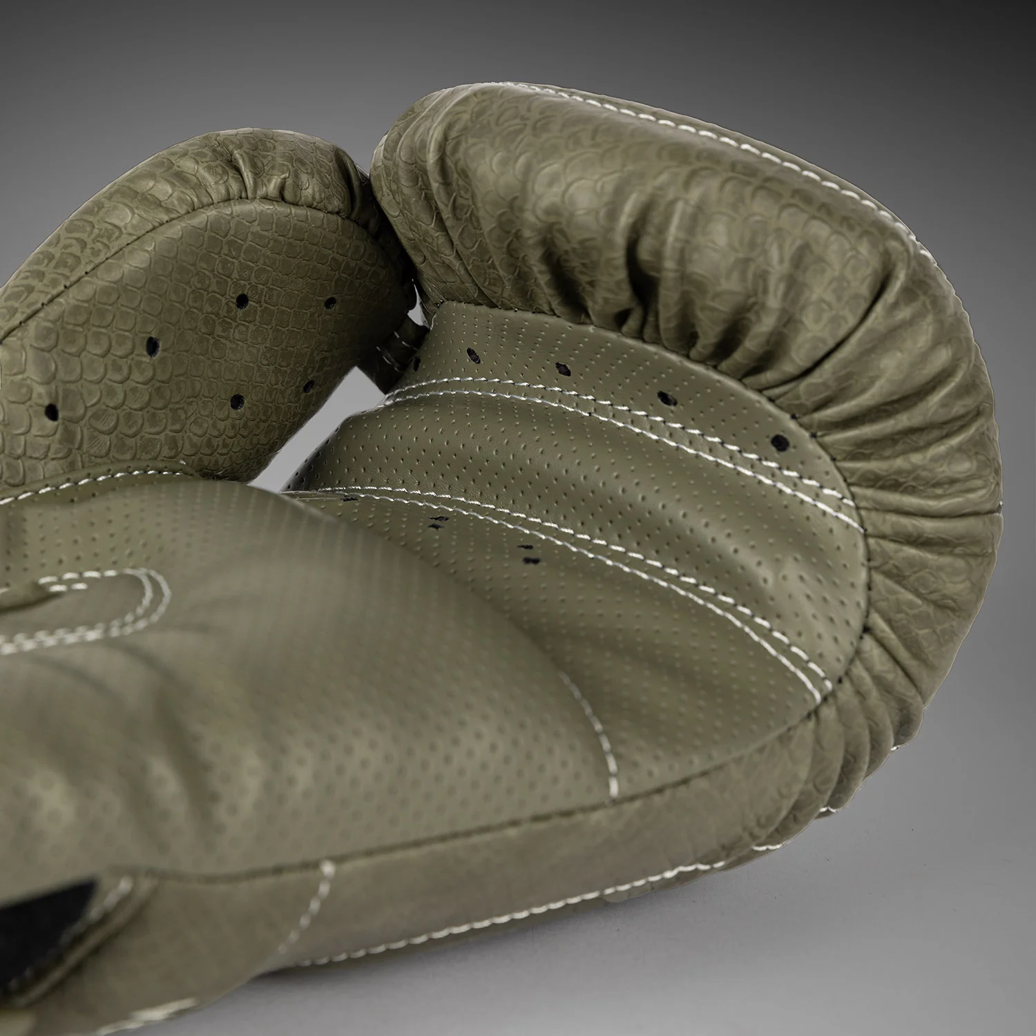 Venum Impact Evo Scales Boxing Gloves - Army Green - Image 7