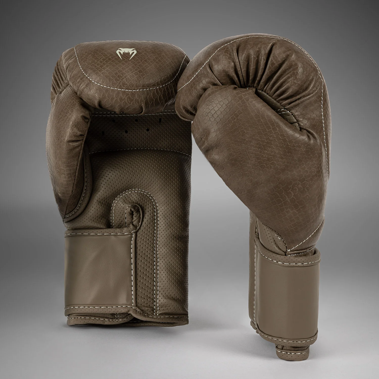 Venum Impact Evo Scales Boxing Gloves - Brown - Image 2