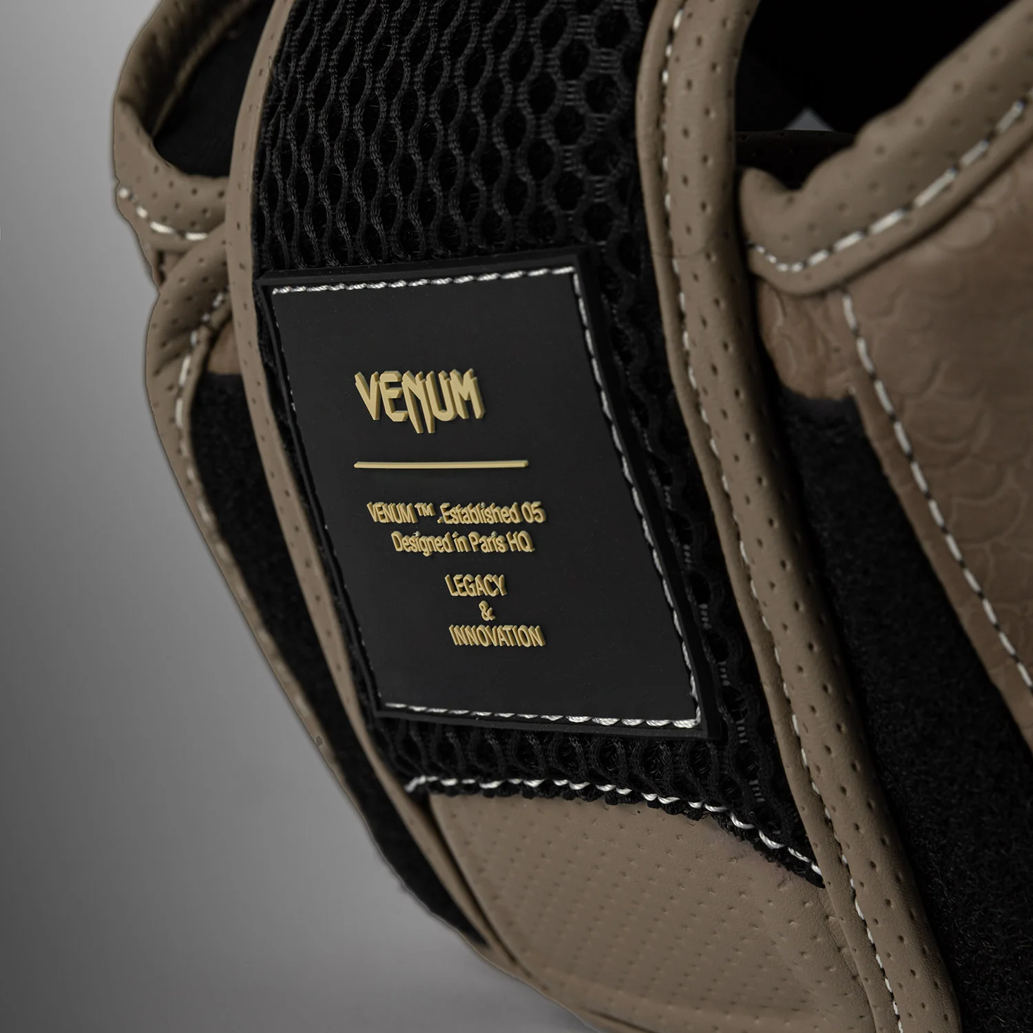 Venum Impact Evo Scales Headgear - Brown - Image 5